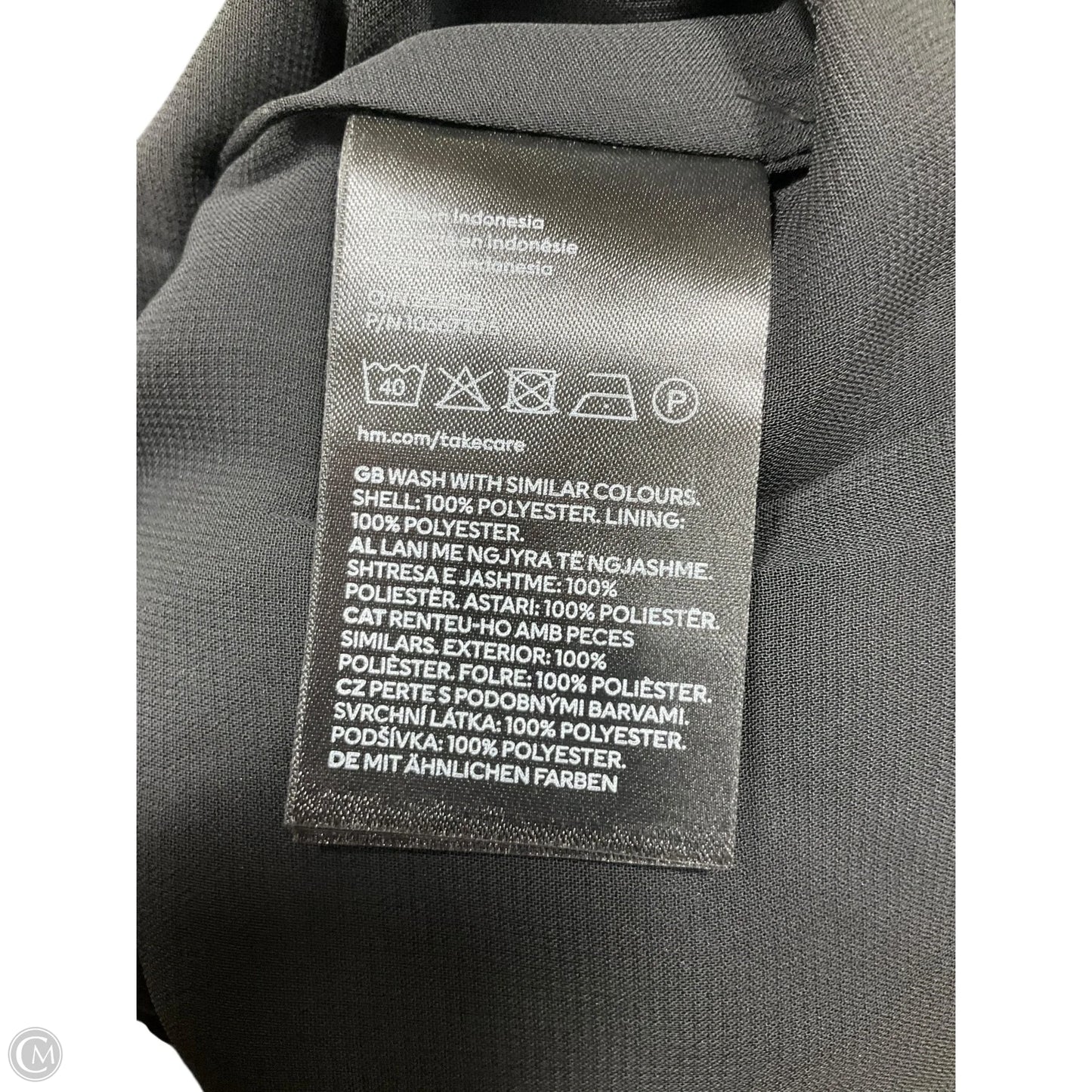 Top Sleeveless By H&m In Black, Size: M