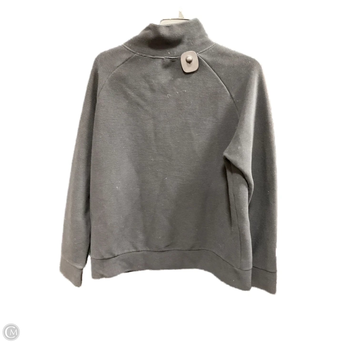 Athletic Sweatshirt Collar By Clothes Mentor In Black, Size: L