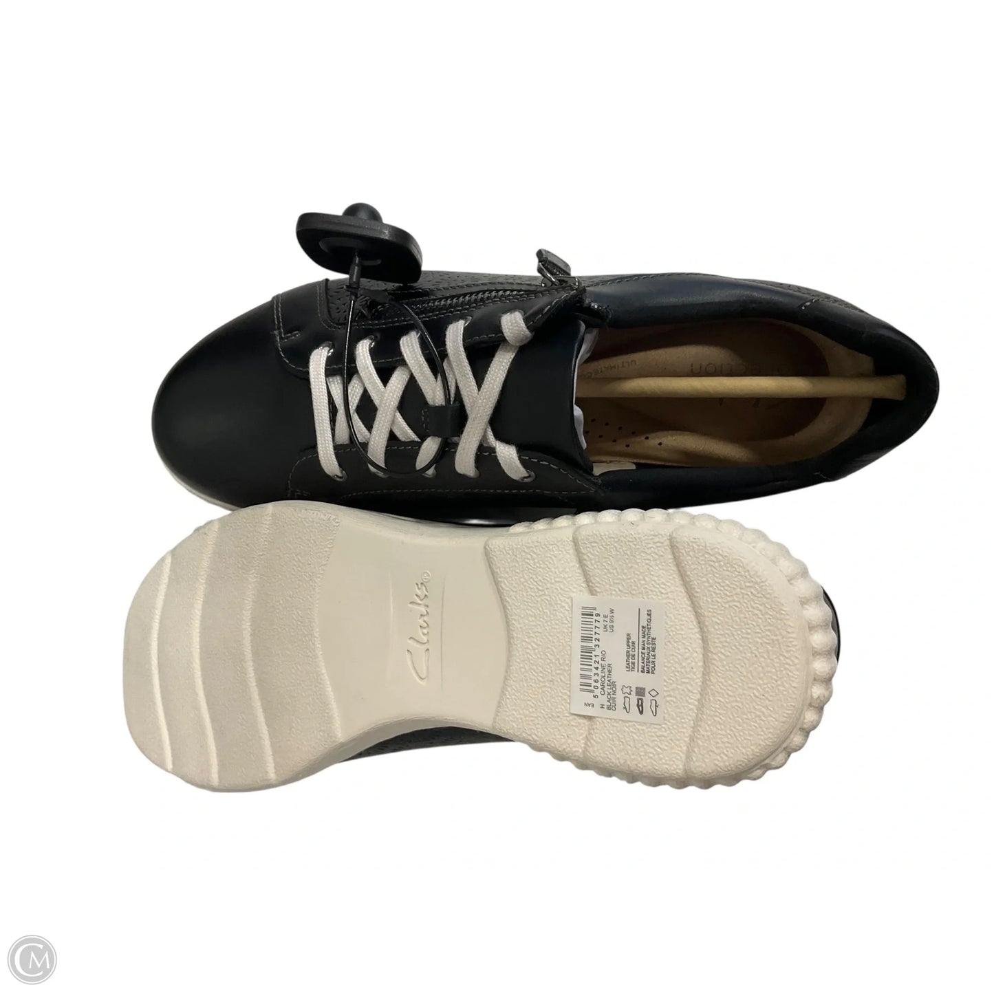 Shoes Sneakers By Clarks In Black, Size: 9.5