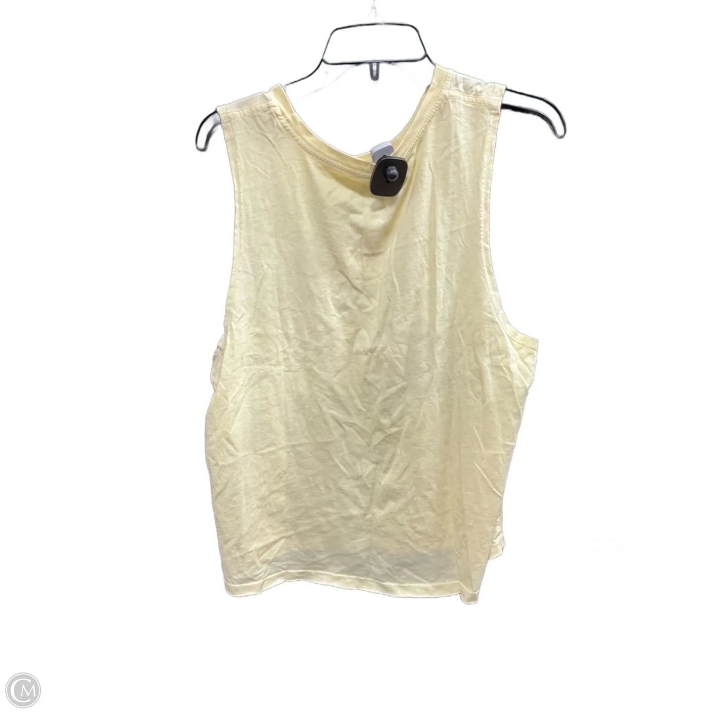 Top Sleeveless Basic By Spiritual Gangster In Yellow, Size: L