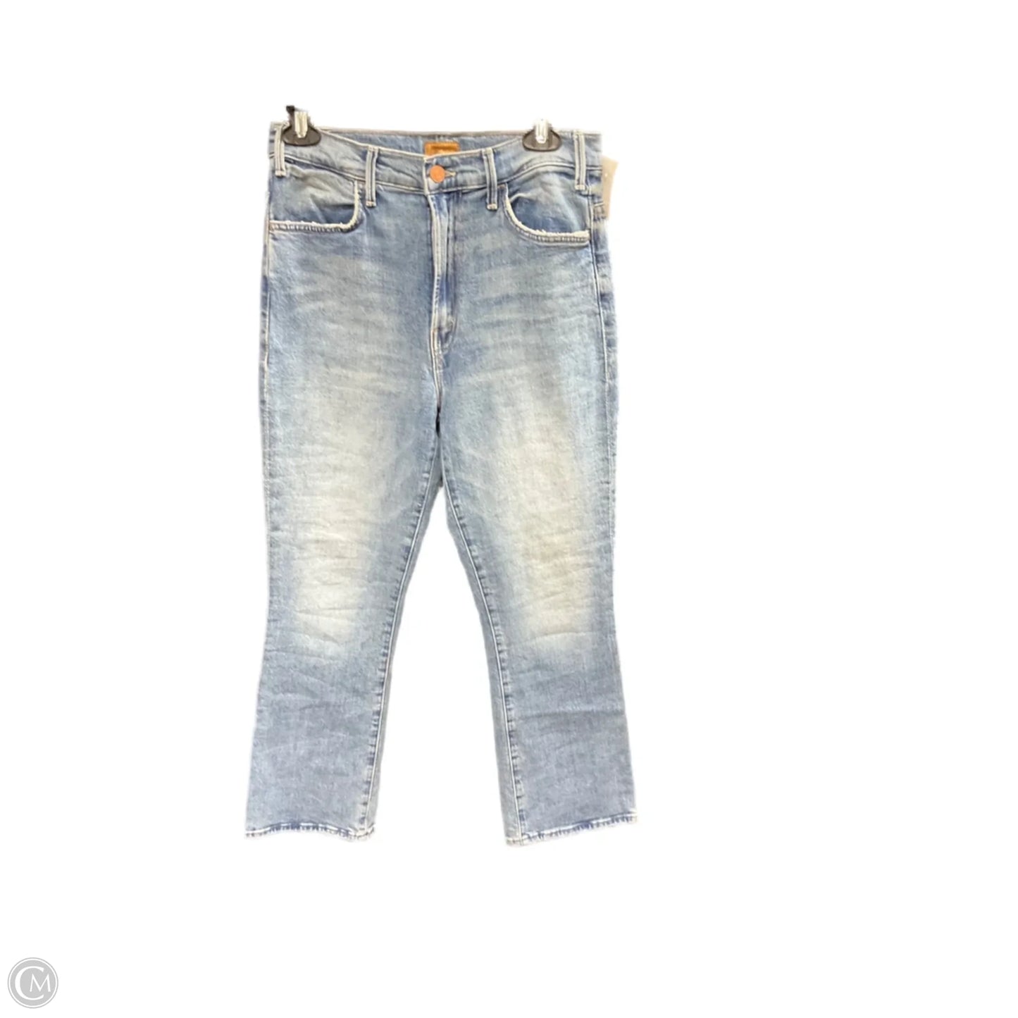 Jeans Boot Cut By Mother Jeans In Blue Denim, Size: 6