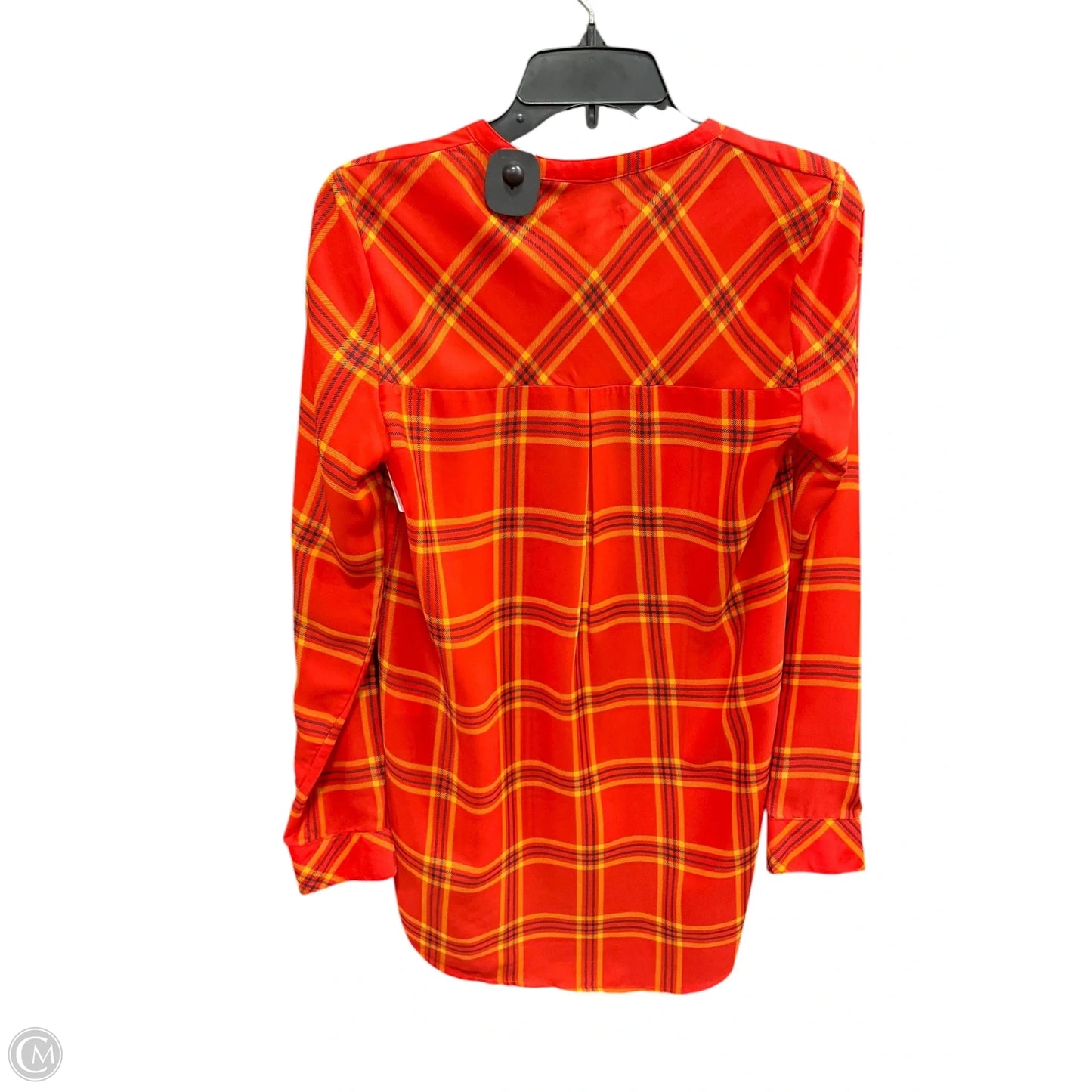 Blouse Long Sleeve By Gianni Bini In Orange, Size: M