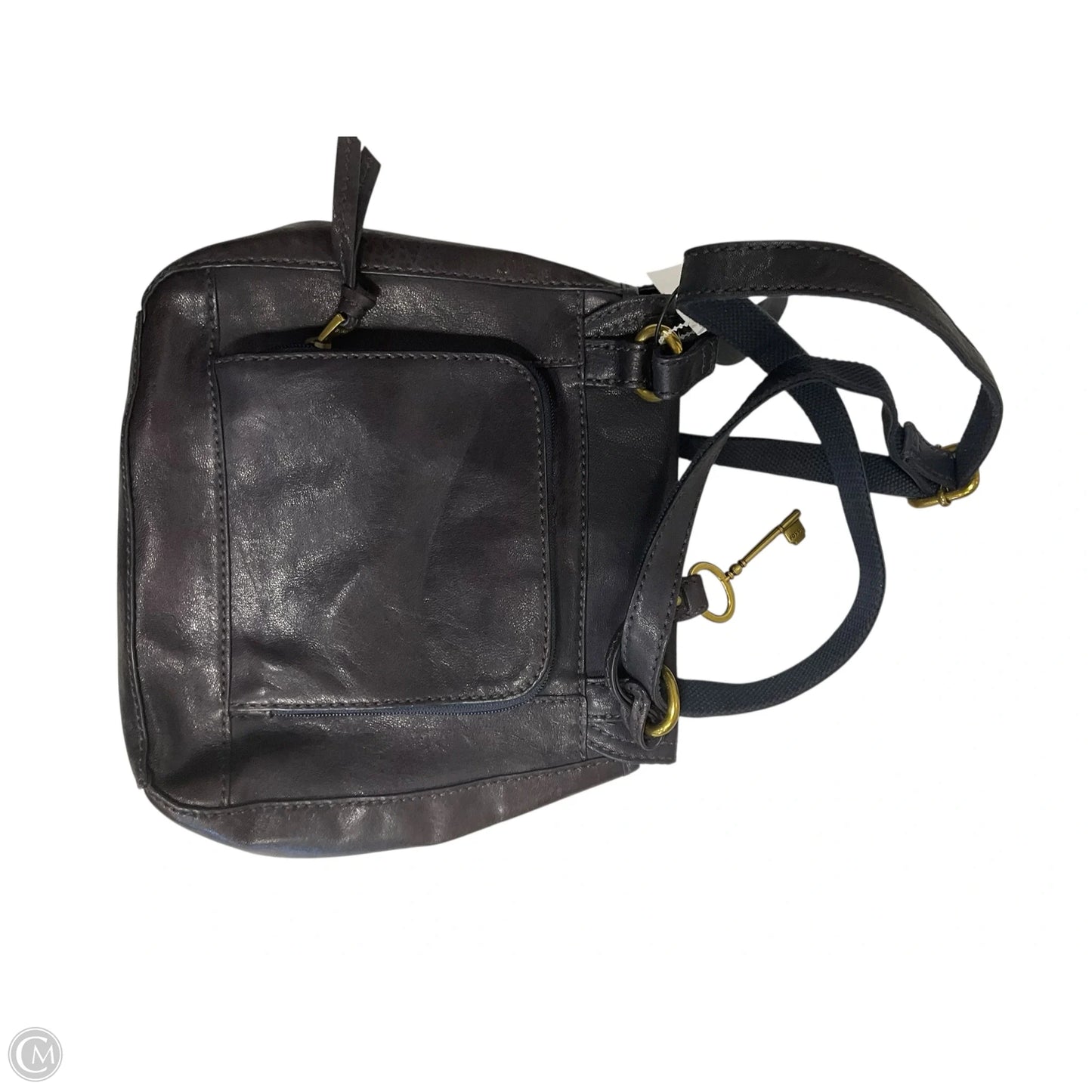 Crossbody Leather By Fossil, Size: Small