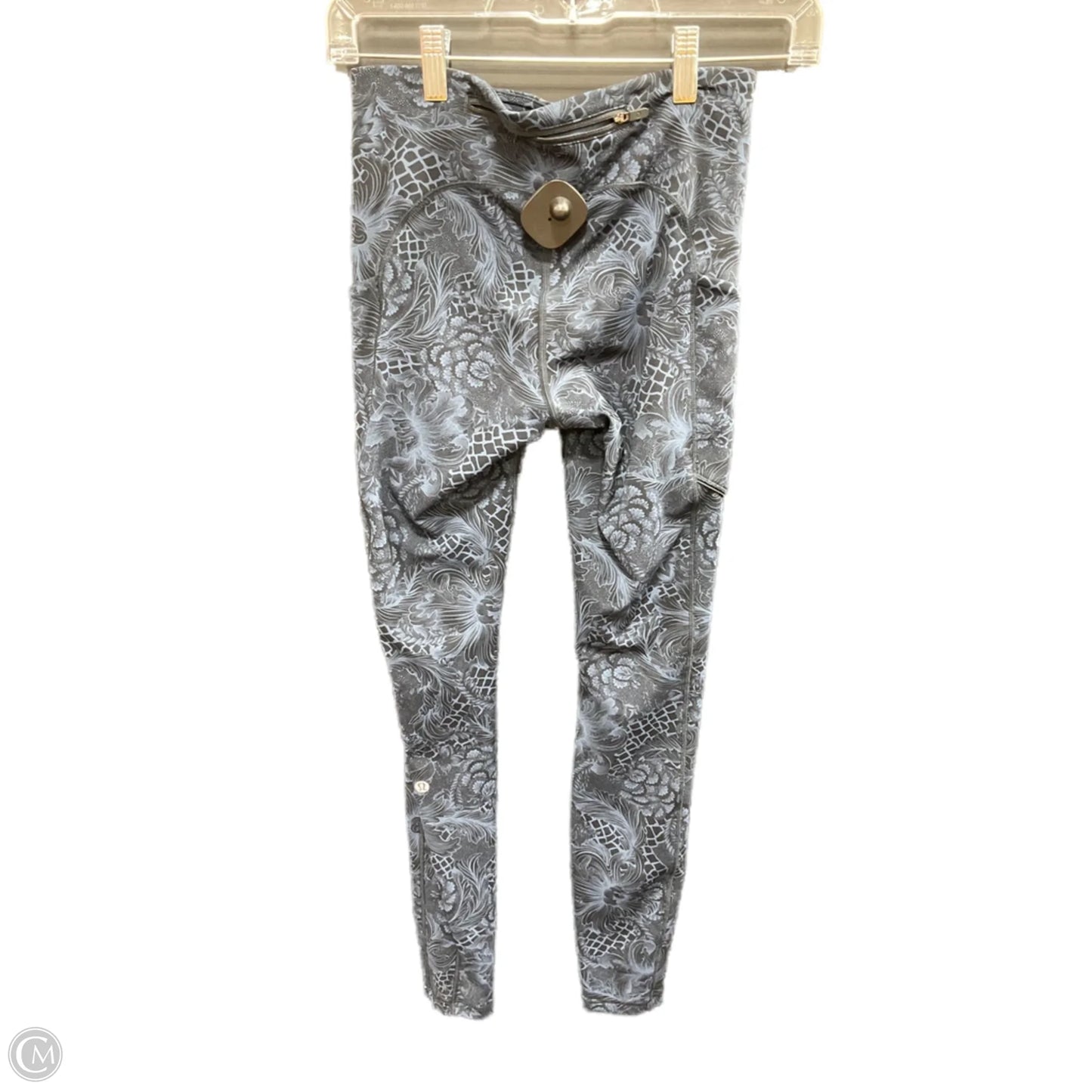 Athletic Leggings By Lululemon In Blue, Size: Xs