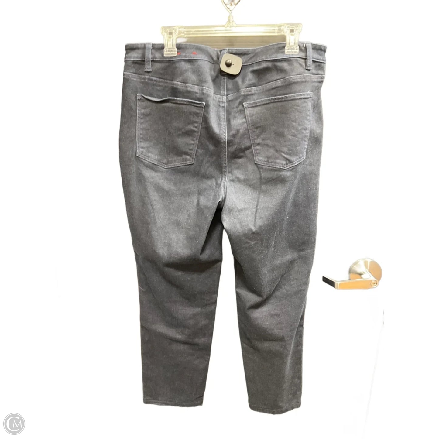 Jeans Straight By Talbots In Blue Denim, Size: 16