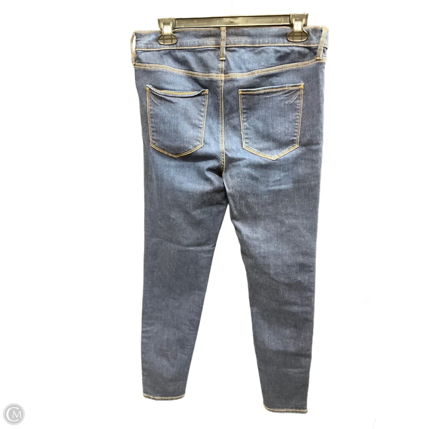 Jeans Skinny By Loft In Blue Denim, Size: 8