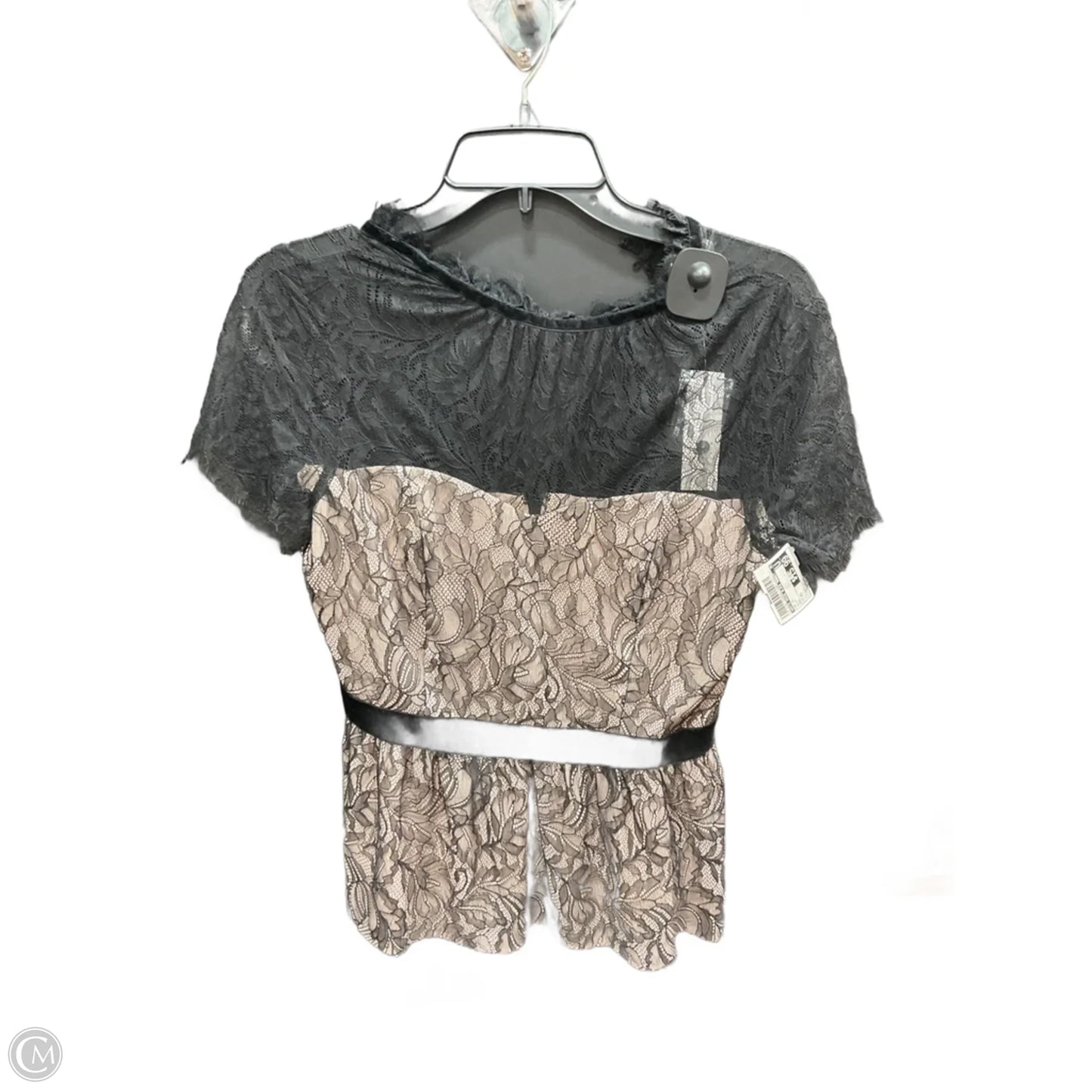 Top Short Sleeve By White House Black Market In Black, Size: Xs