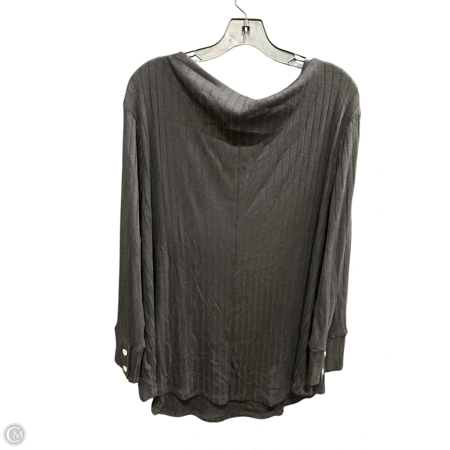 Top Long Sleeve By Lane Bryant In Black, Size: Xl