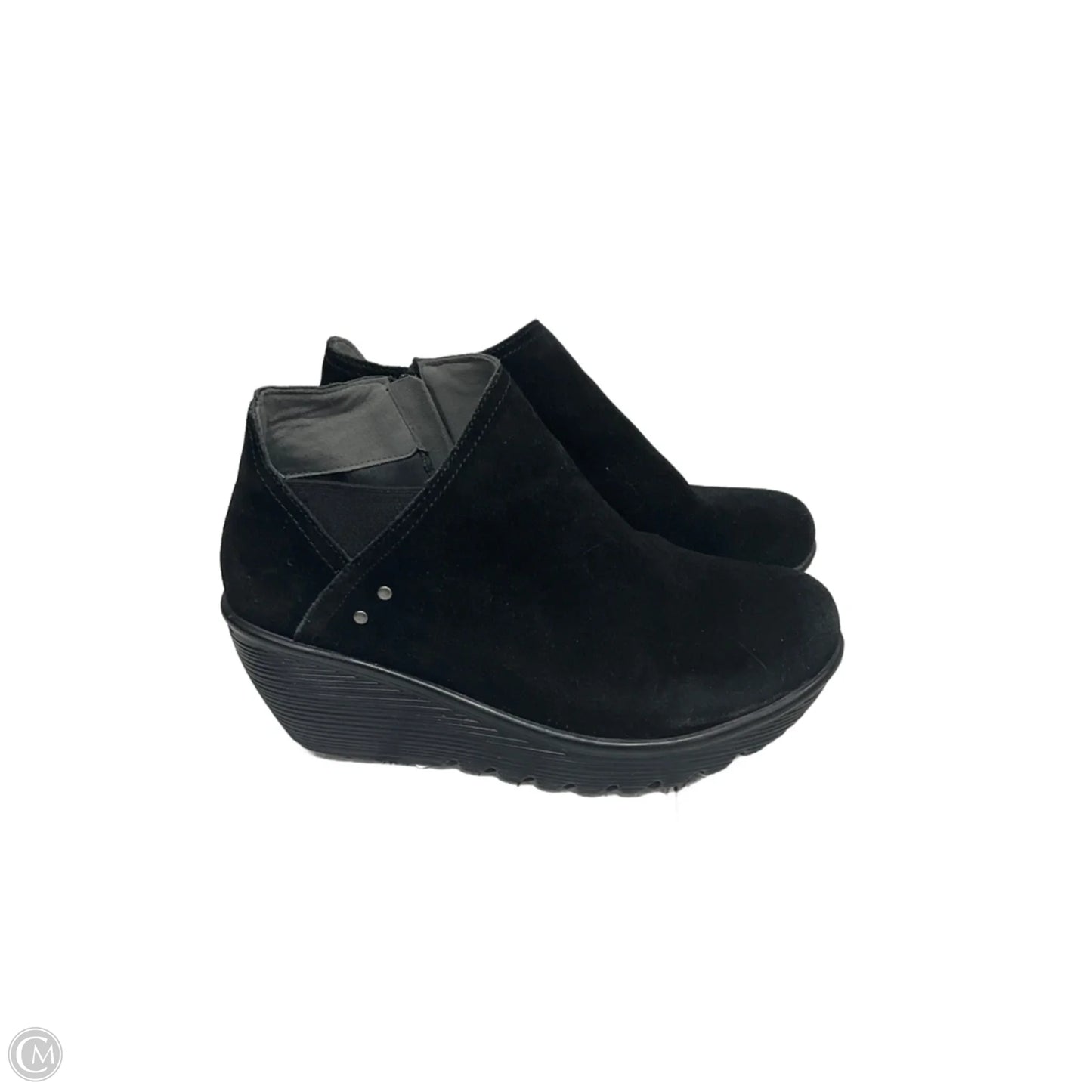 Boots Ankle Heels By Skechers In Black, Size: 8.5
