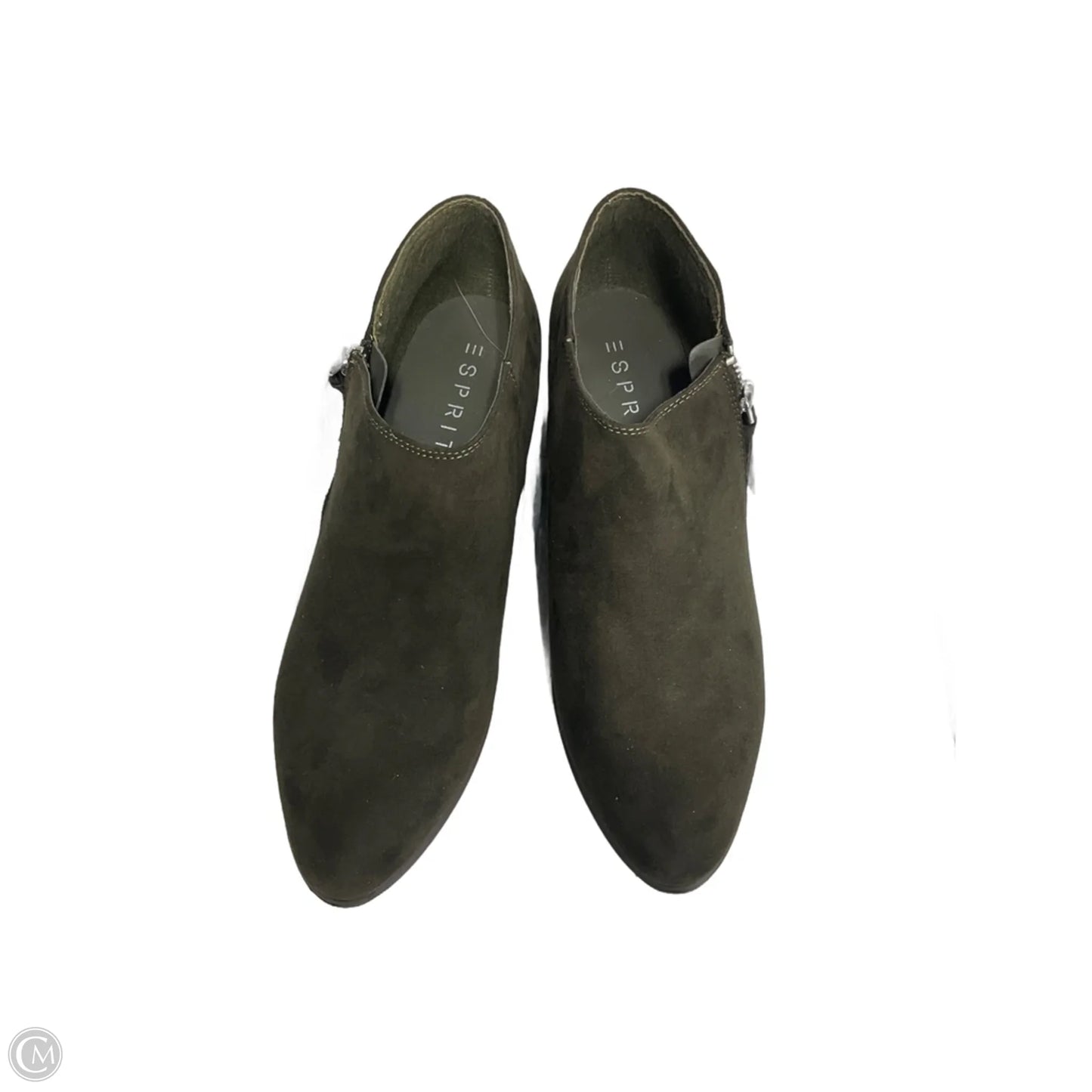 Boots Ankle Flats By Esprit In Green, Size: 8