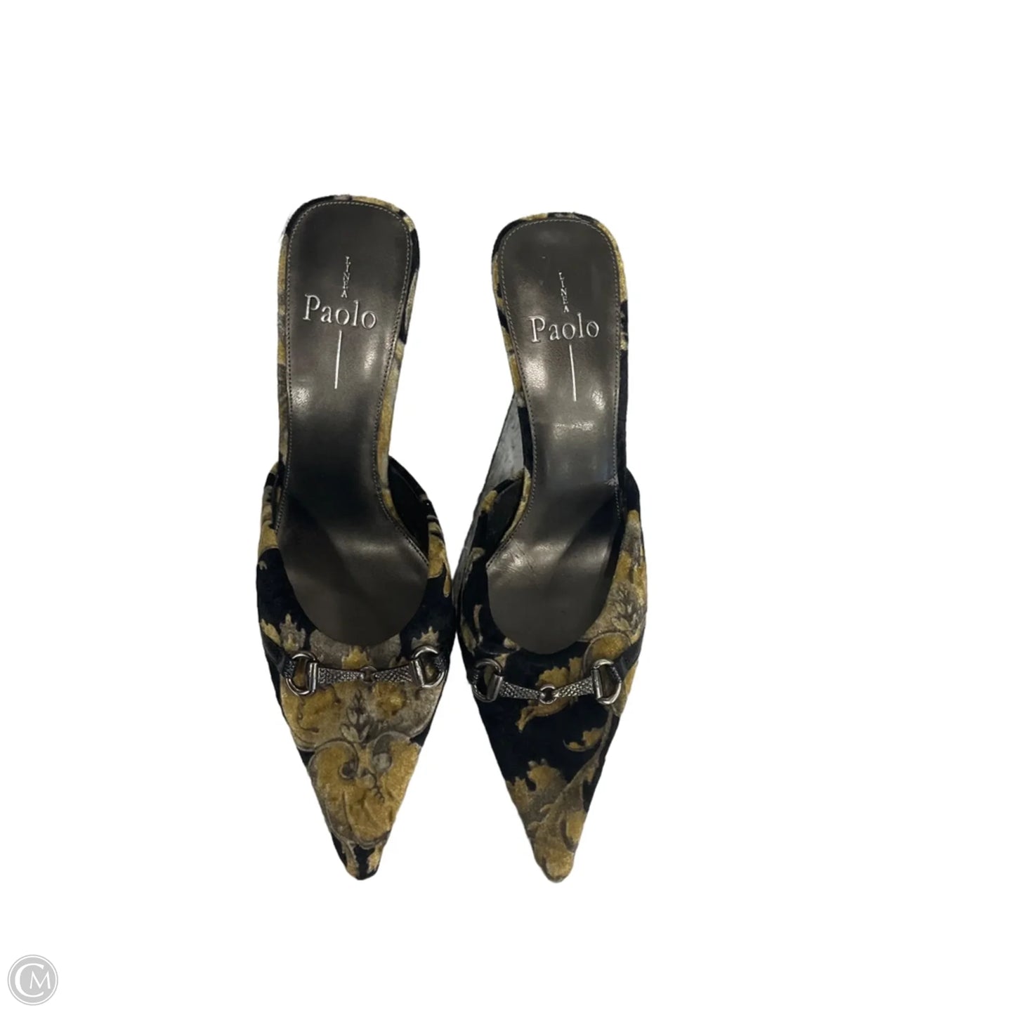 Shoes Heels Kitten By Clothes Mentor In Yellow, Size: 8.5