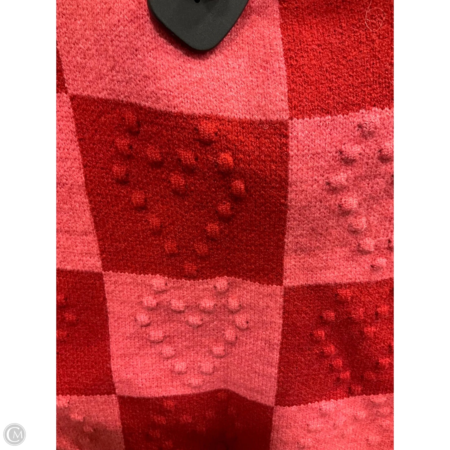 Sweater Short Sleeve By Clothes Mentor In Pink & Red, Size: L