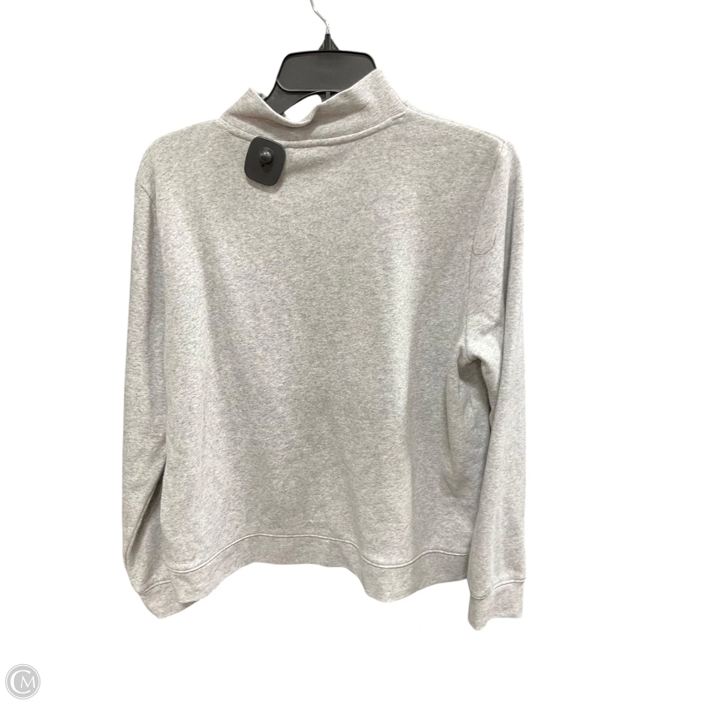 Sweatshirt Crewneck By Talbots In Grey, Size: L