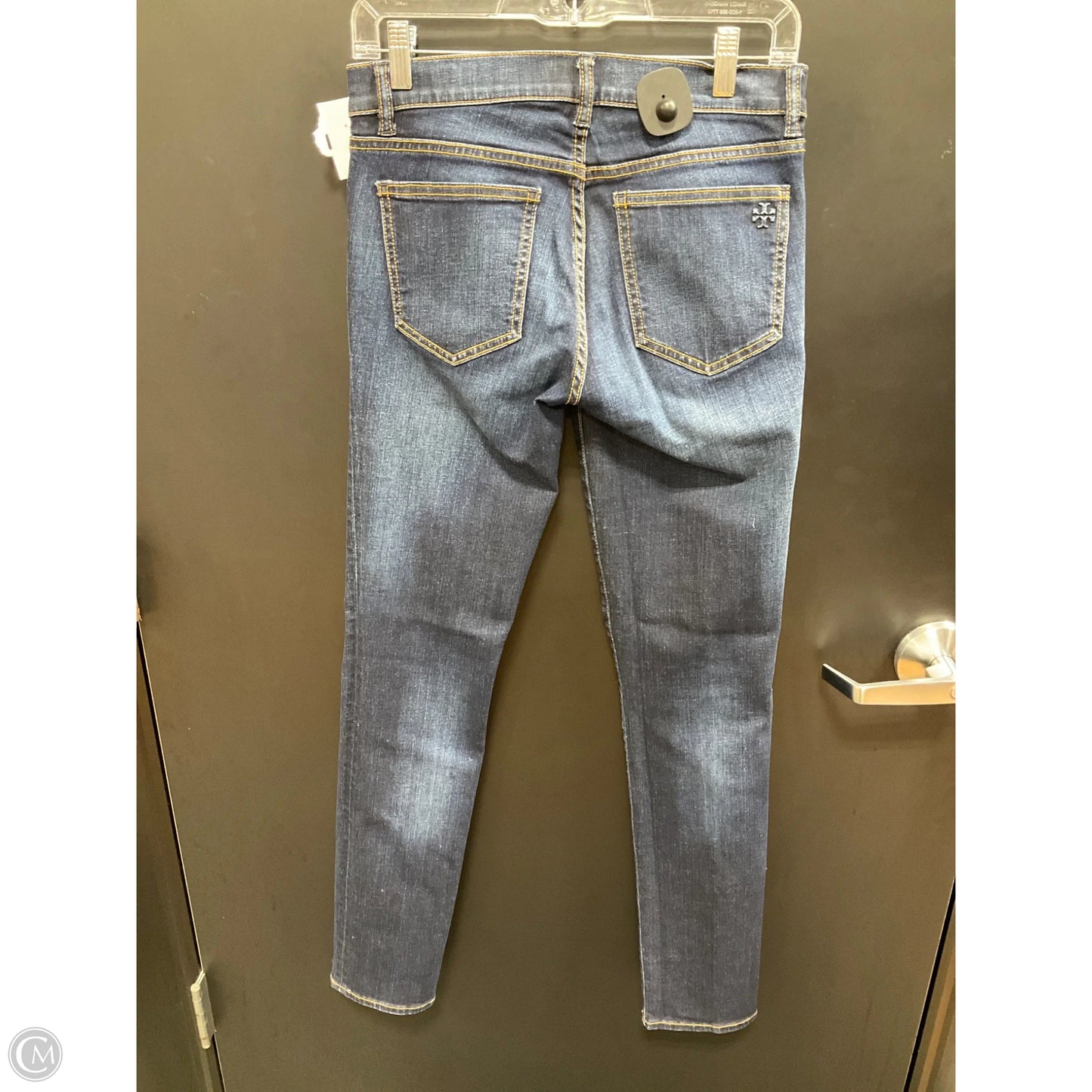 Jeans Designer By Tory Burch In Blue Denim, Size: 4