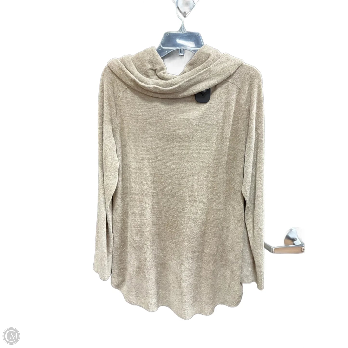 Top Long Sleeve By Barefoot Dreams In Tan, Size: L