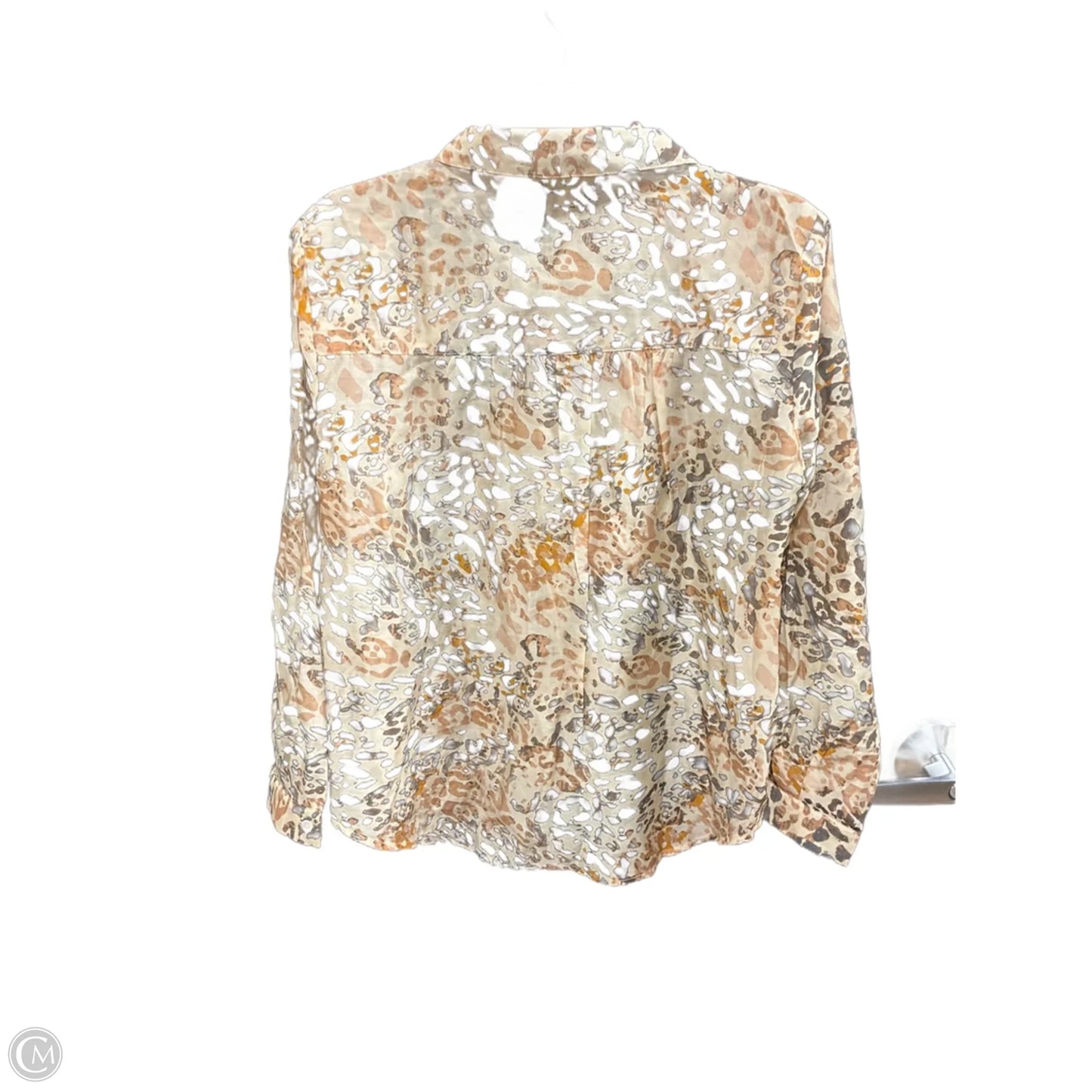 Blouse Long Sleeve By Bailey 44 In Animal Print, Size: S