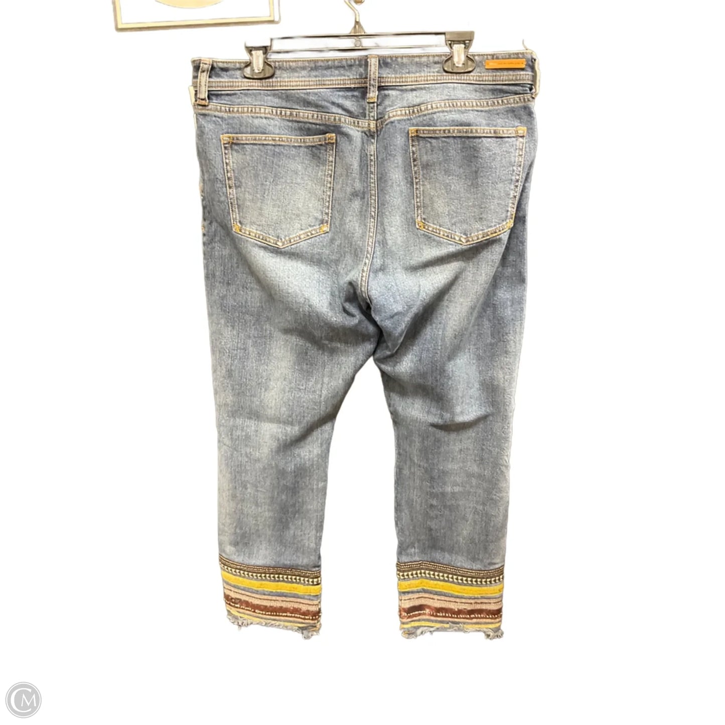 Jeans Straight By Pilcro In Blue Denim, Size: 10