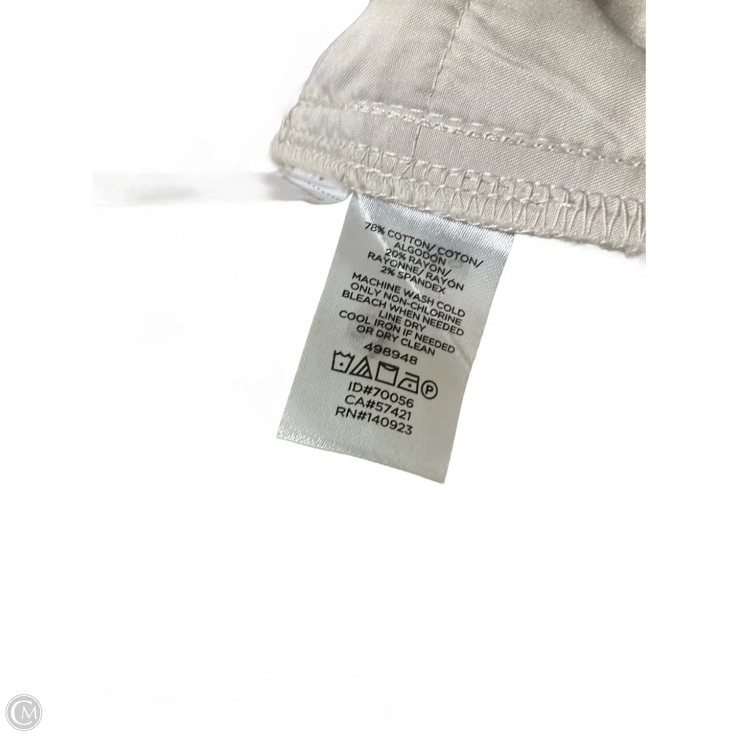 Pants Cropped By Loft In Tan, Size: 14