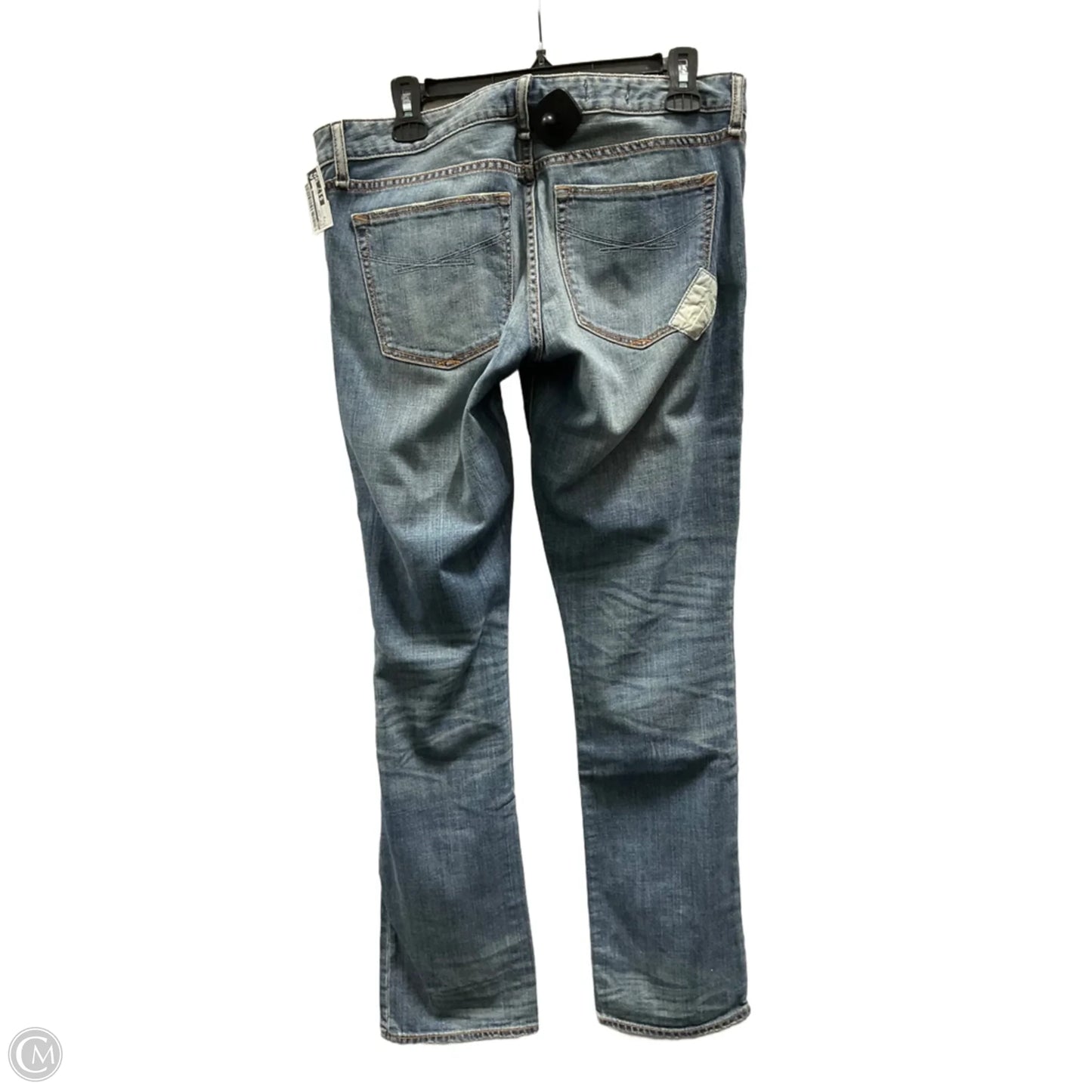 Jeans Straight By Gap In Blue Denim, Size: 8