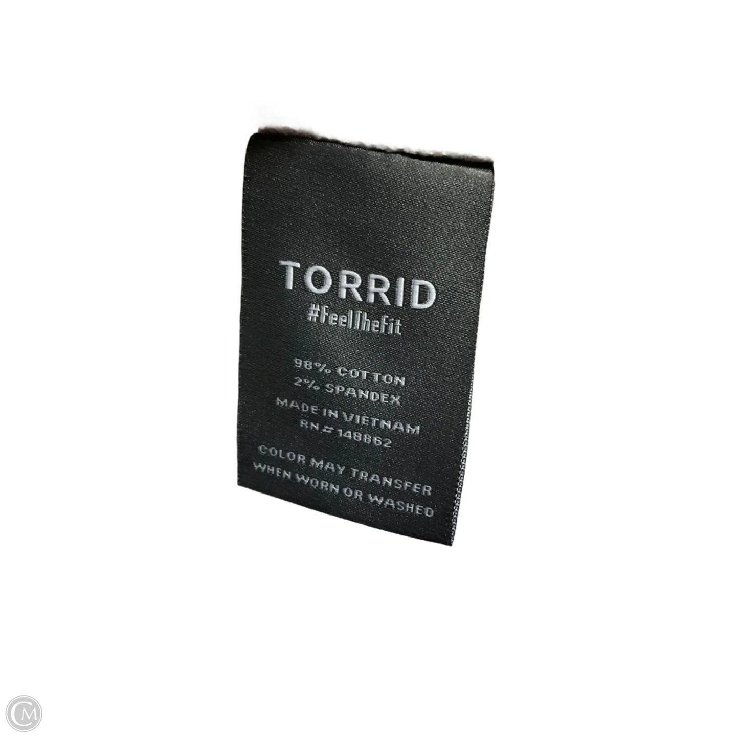 Jacket Denim By Torrid In White, Size: 3x