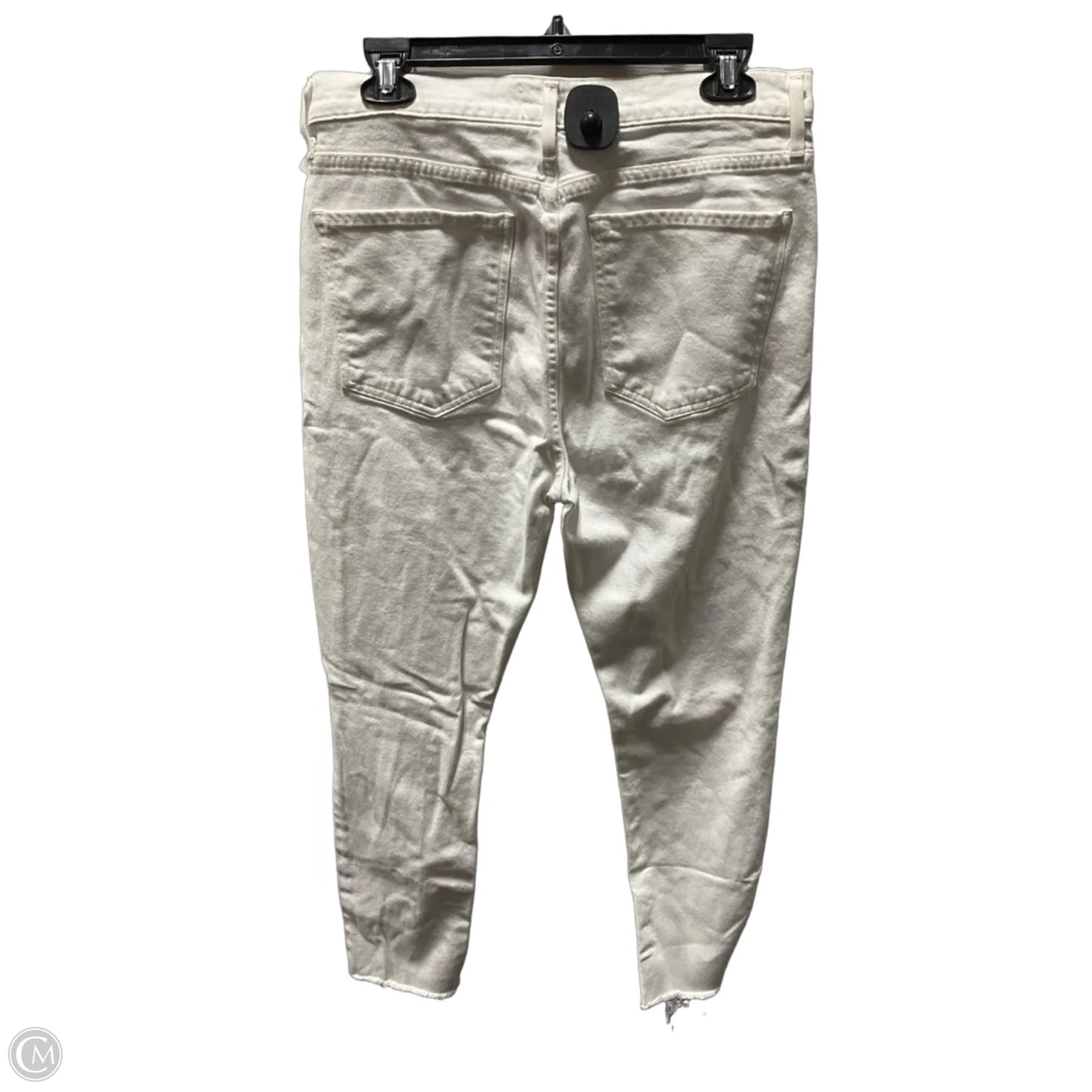 Jeans Skinny By Agolde In White, Size: 8