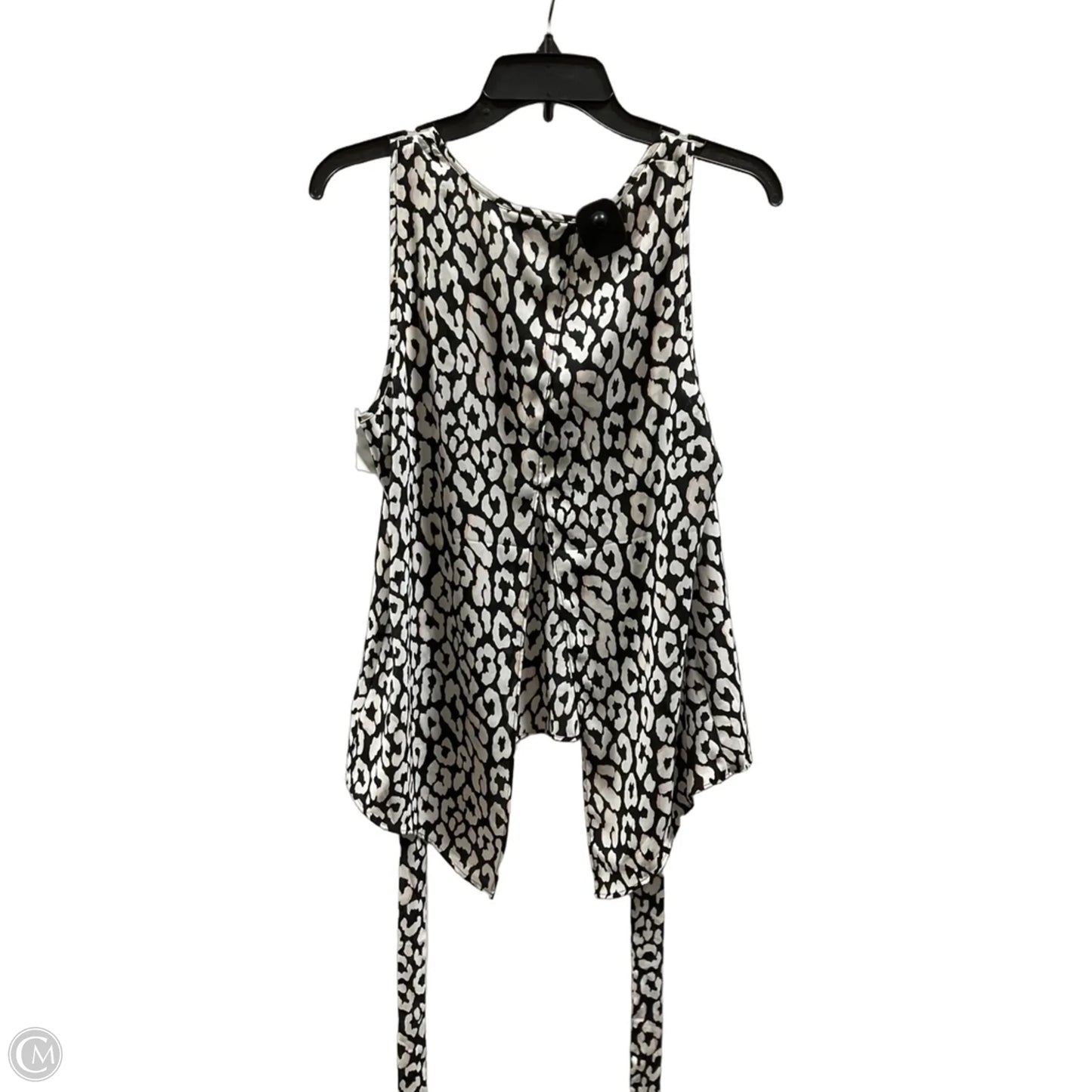 Top Sleeveless By Express In Animal Print, Size: M