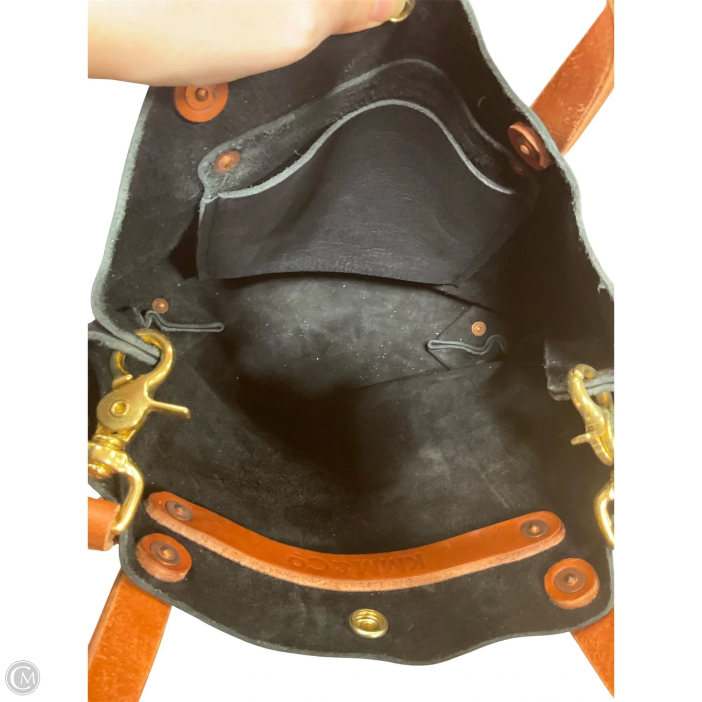 Crossbody Leather By Clothes Mentor, Size: Small