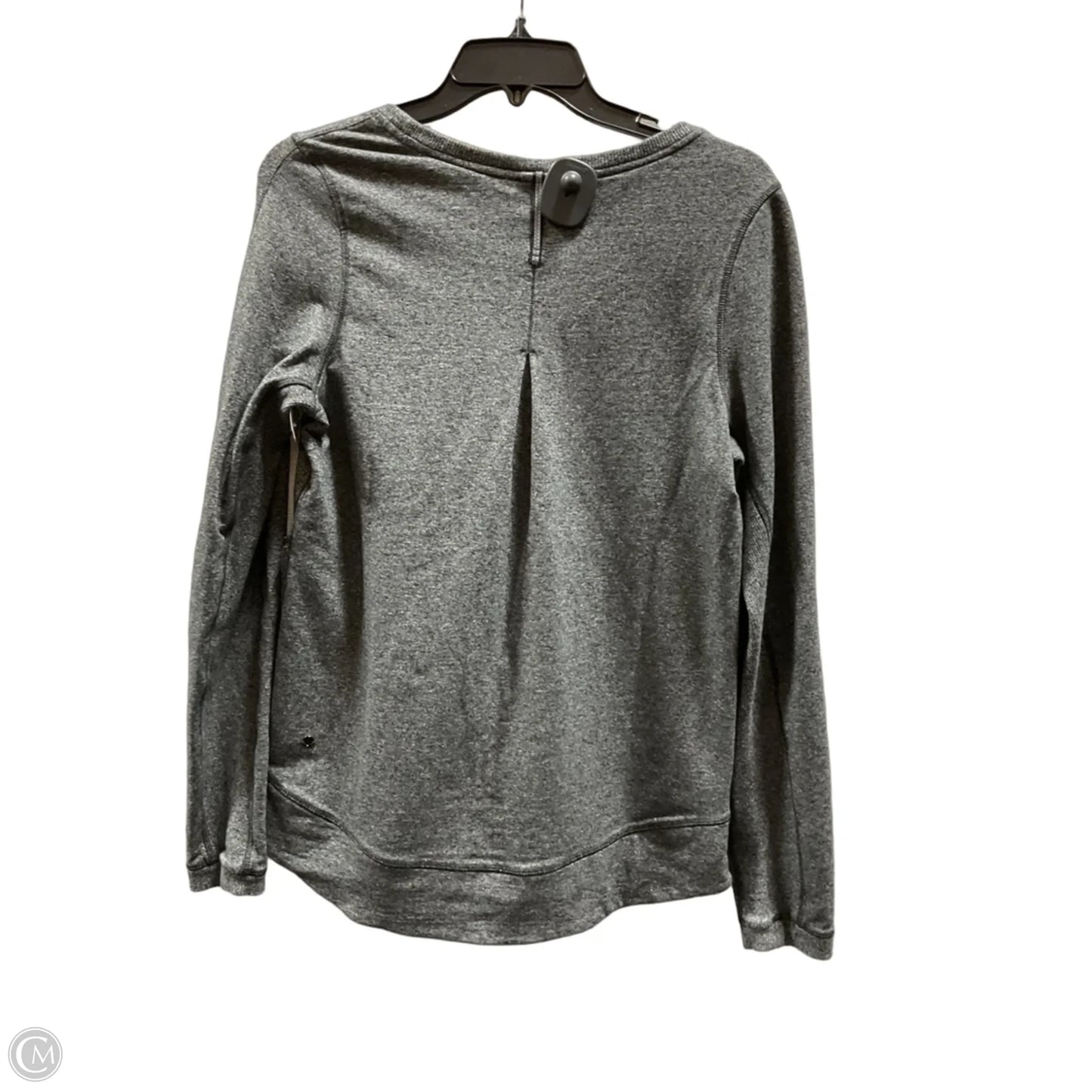 Athletic Sweatshirt Crewneck By Lululemon In Grey, Size: M