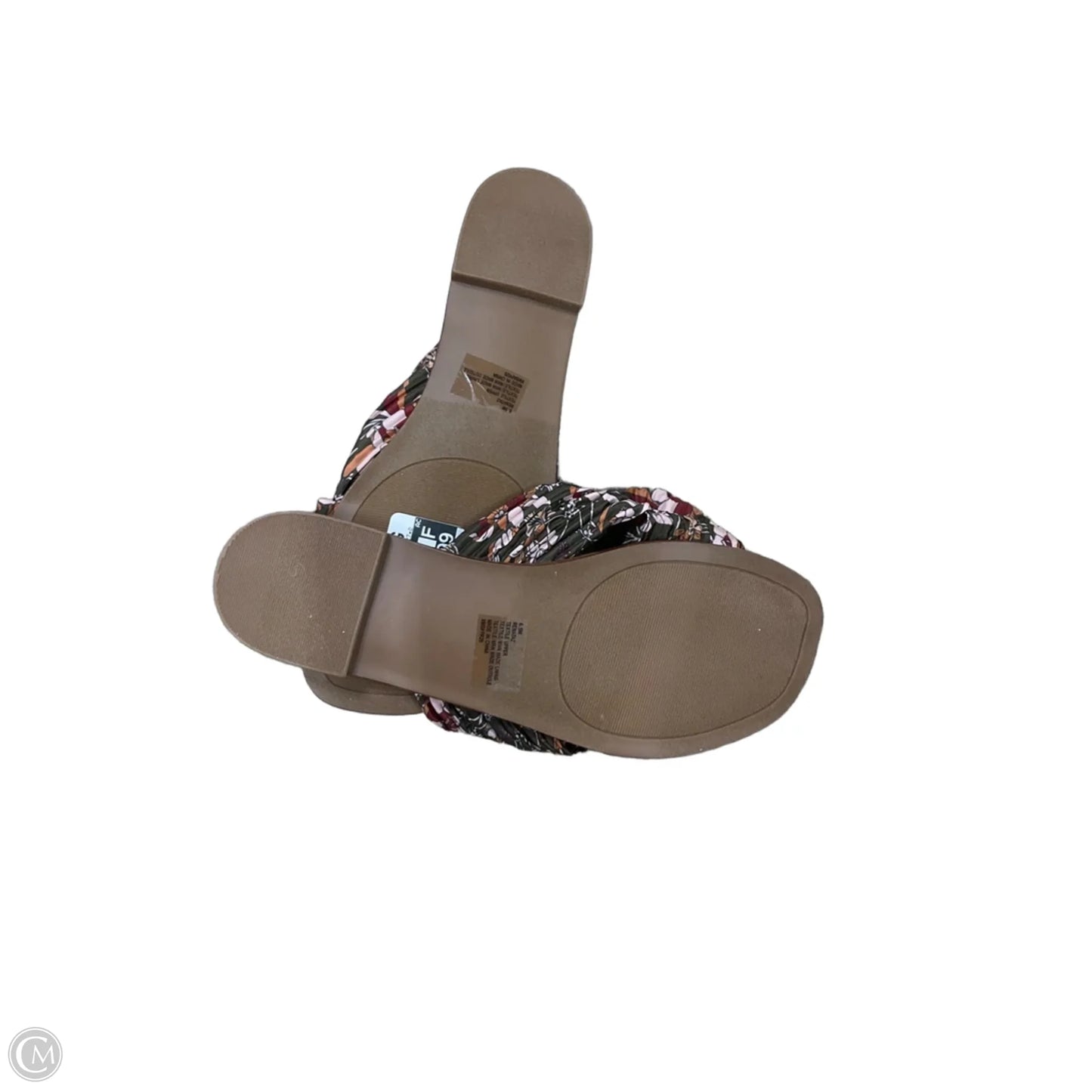 Sandals Flats By Kensie In Floral Print, Size: 6.5