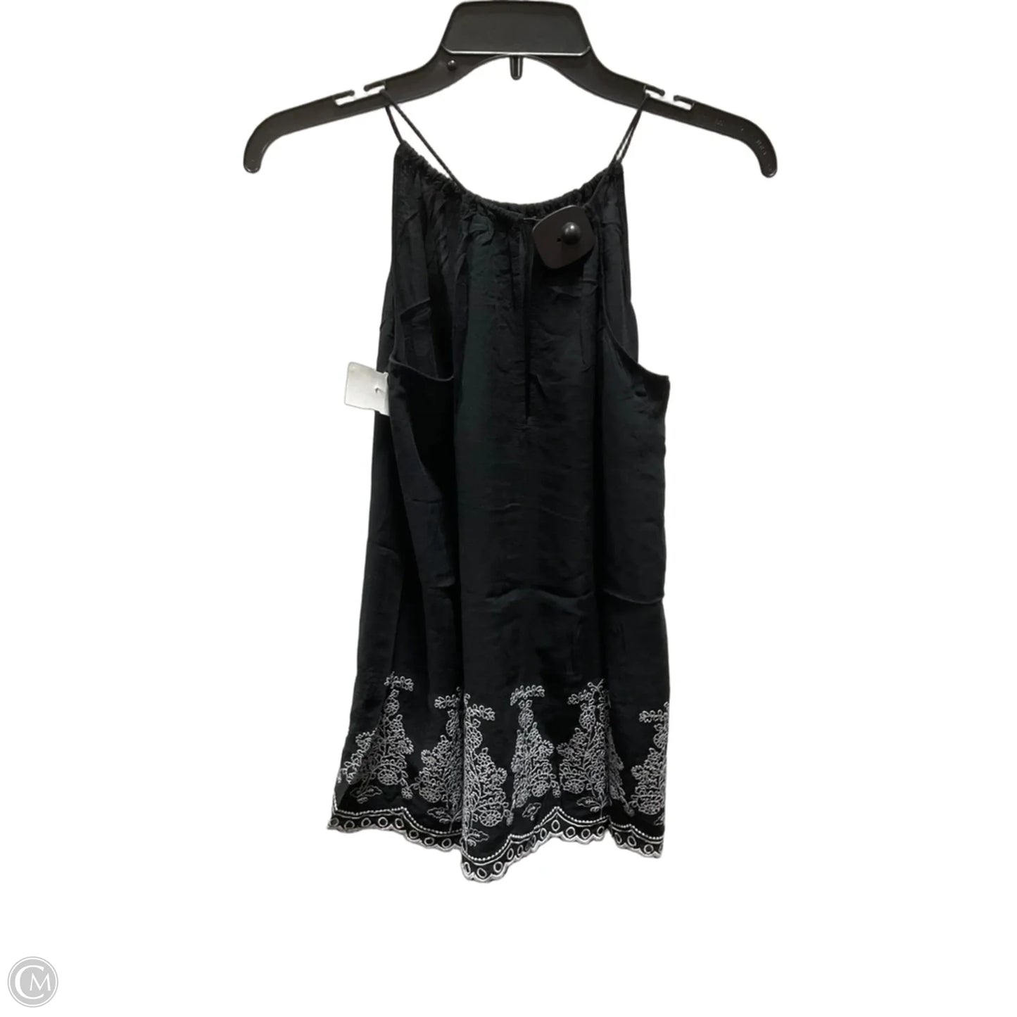 Top Sleeveless By Loft In Black, Size: S