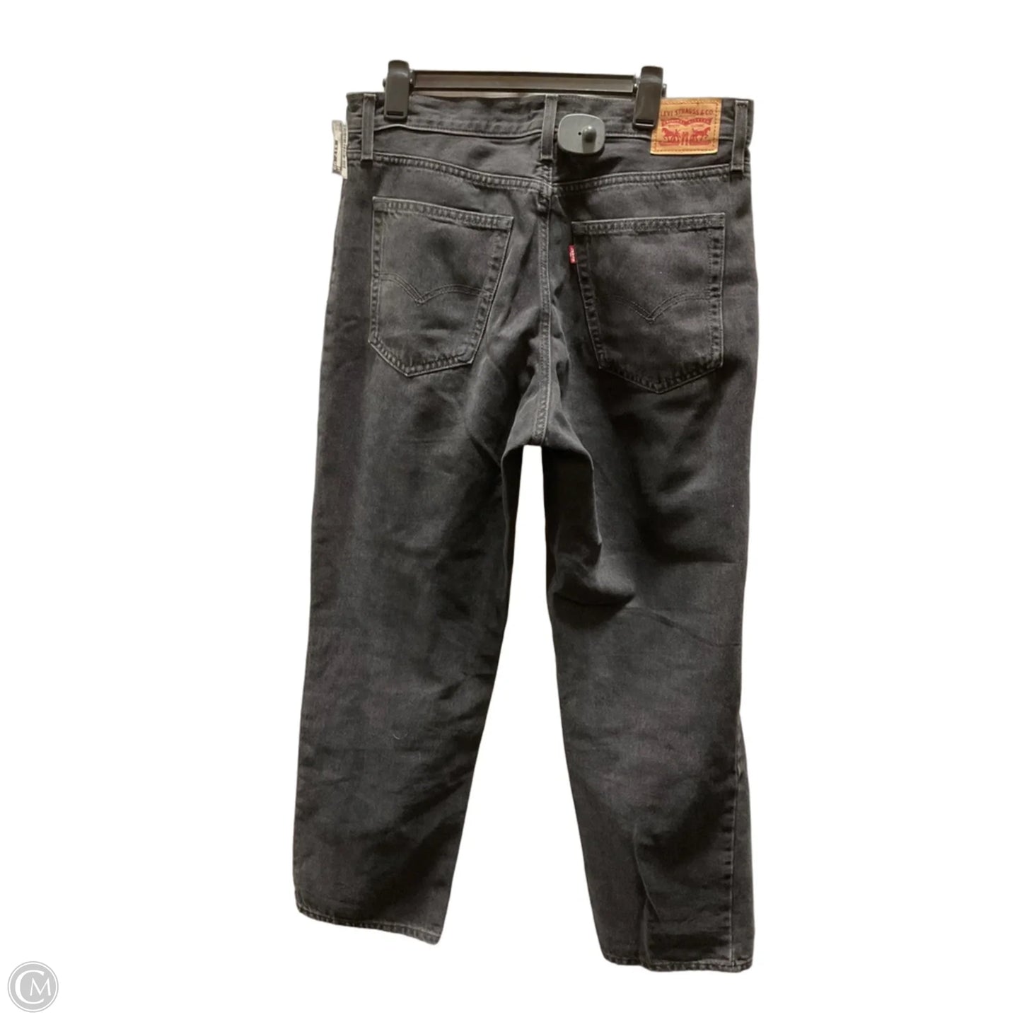Jeans Straight By Levis In Black, Size: 8