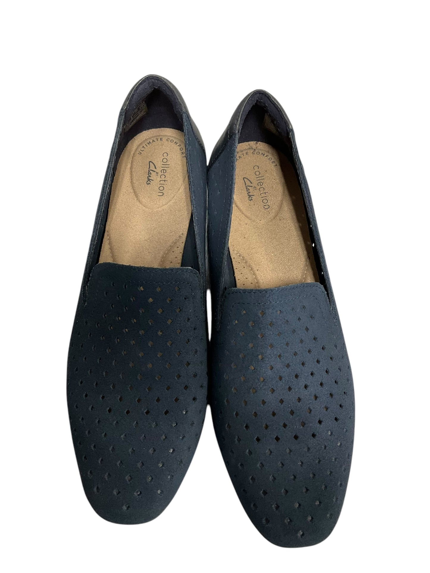 Shoes Flats By Clarks In Blue, Size: 6.5