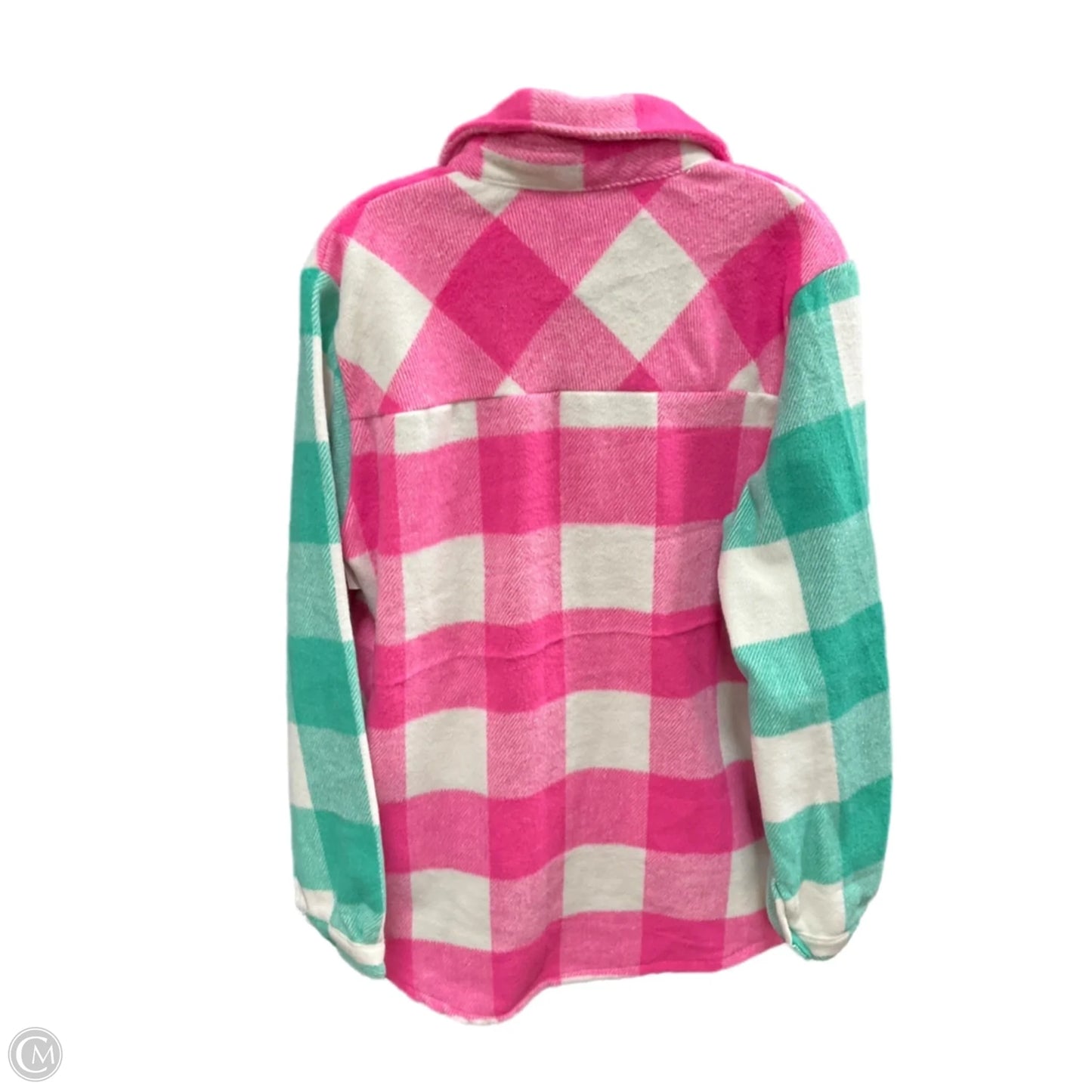 Jacket Fleece By Clothes Mentor In Pink, Size: M
