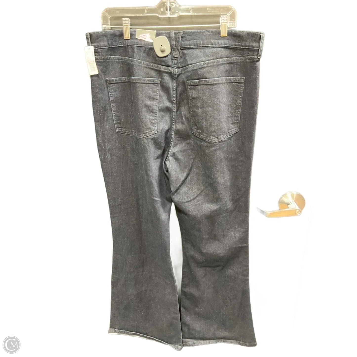 Jeans Flared By Worthington In Navy, Size: 16