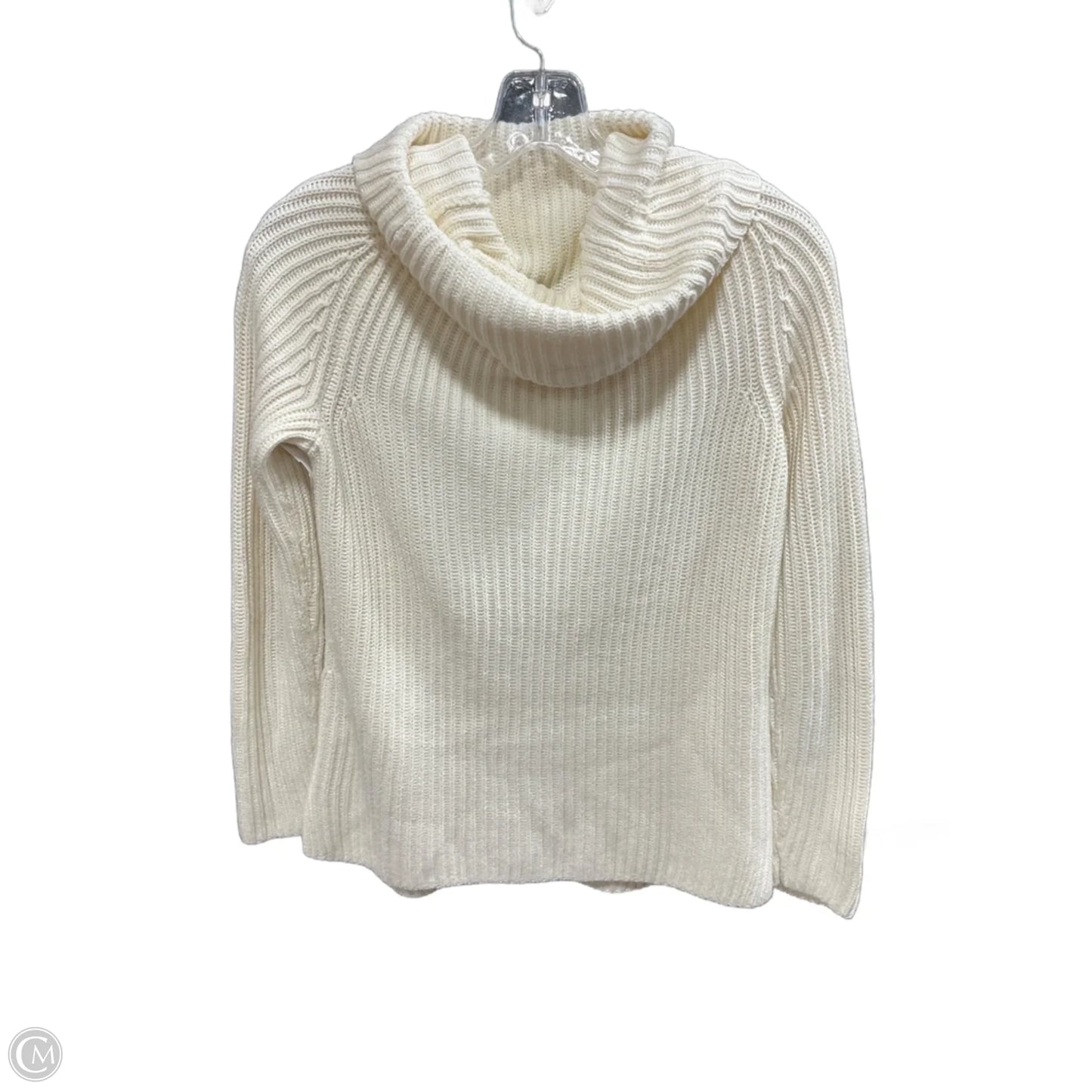 Top Long Sleeve By Talbots In Cream, Size: S