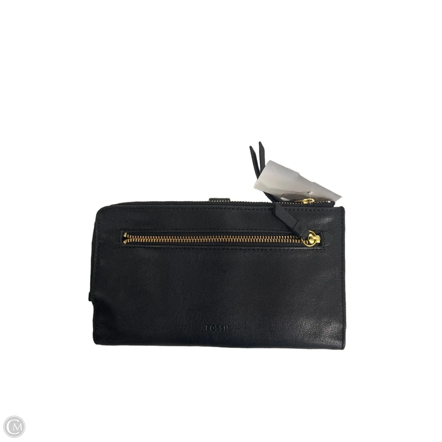Wallet Leather By Fossil, Size: Medium