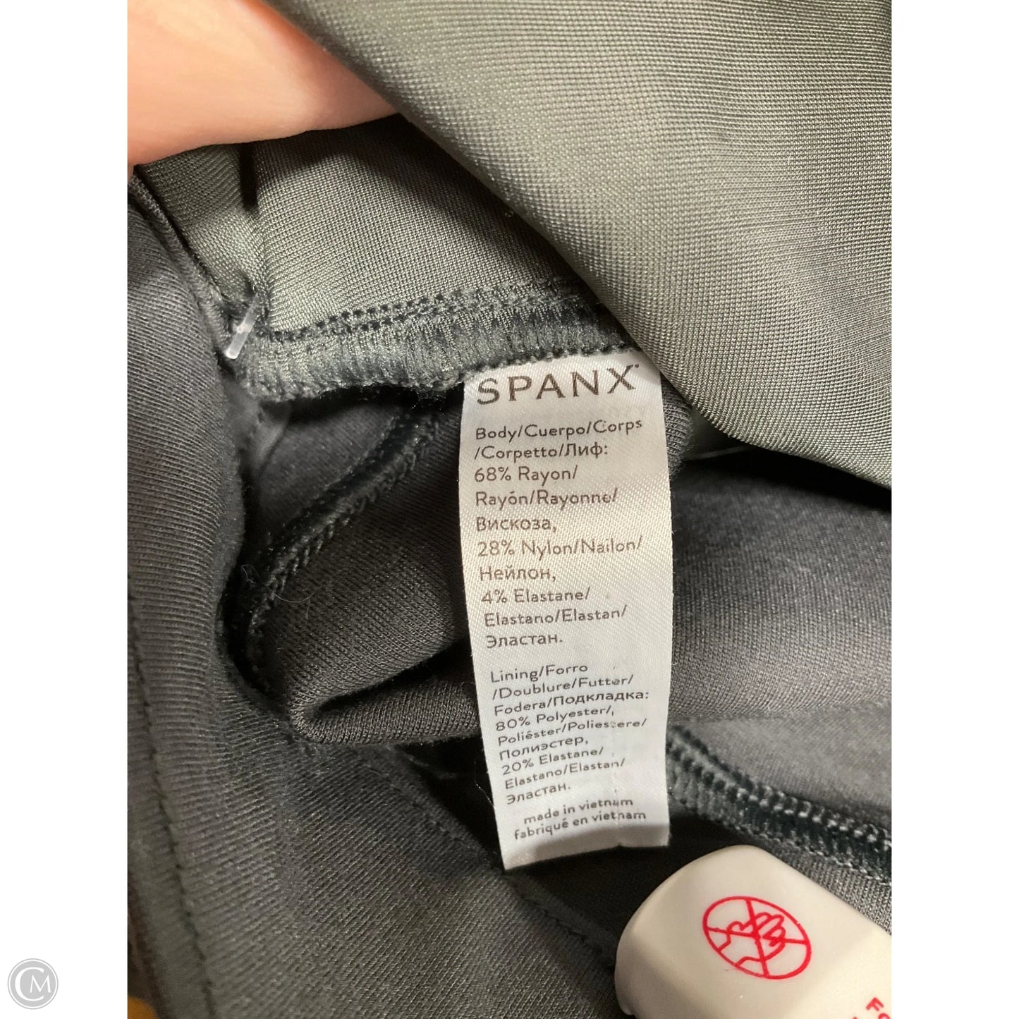 Pants Leggings By Spanx In Grey, Size: L