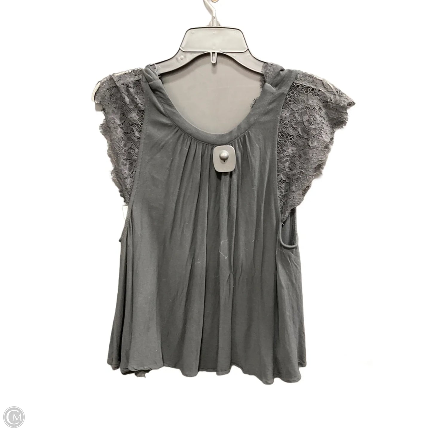 Top Short Sleeve By Free People In Black, Size: Sp