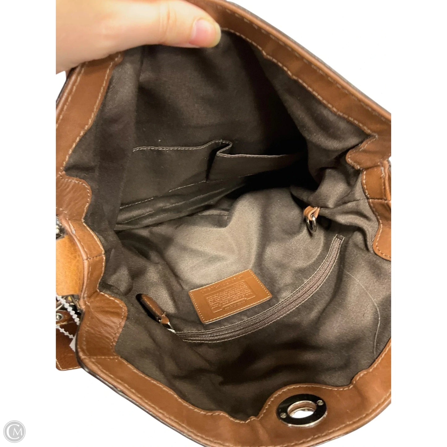 Handbag Designer By Coach, Size: Medium