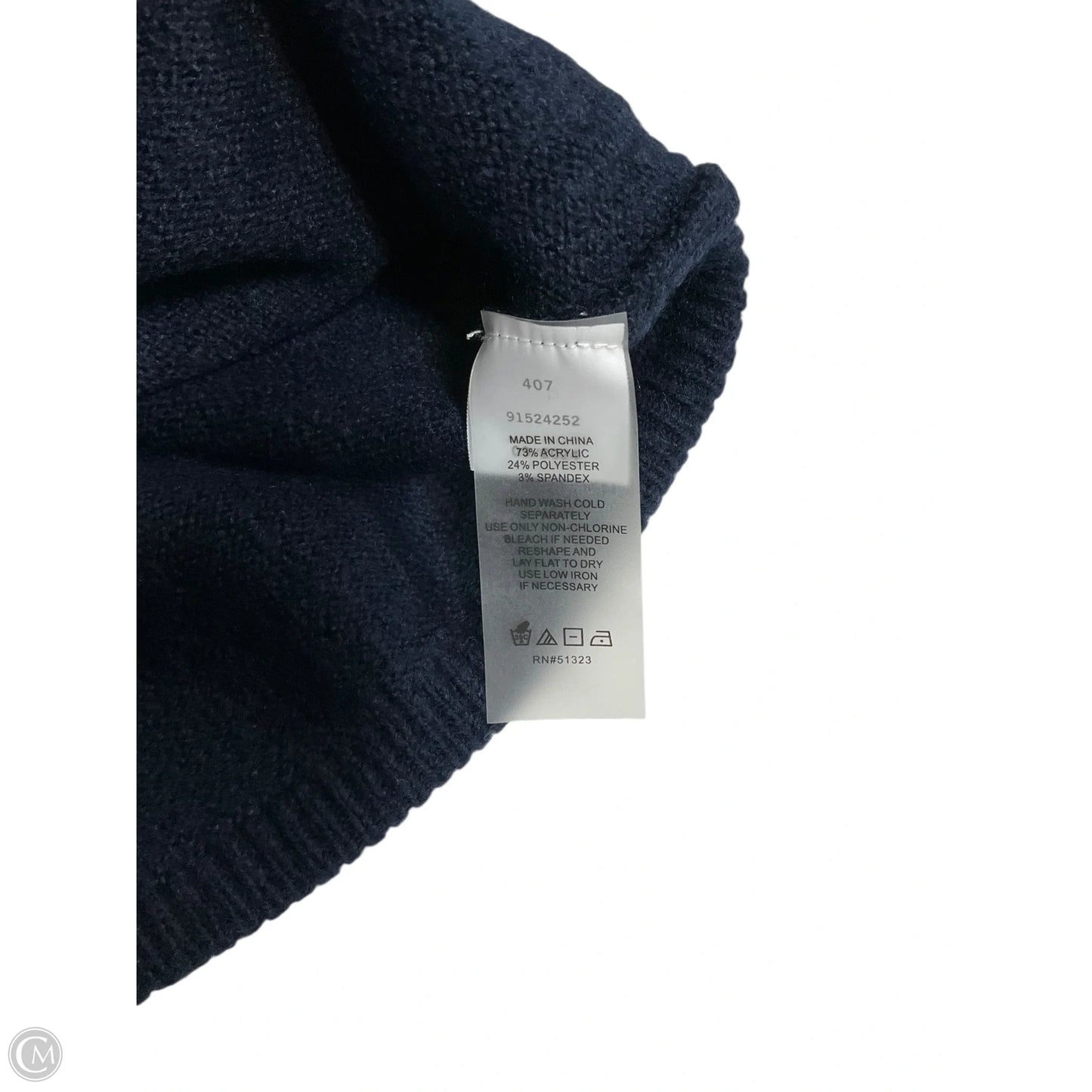 Top Long Sleeve By Vince Camuto In Navy, Size: S