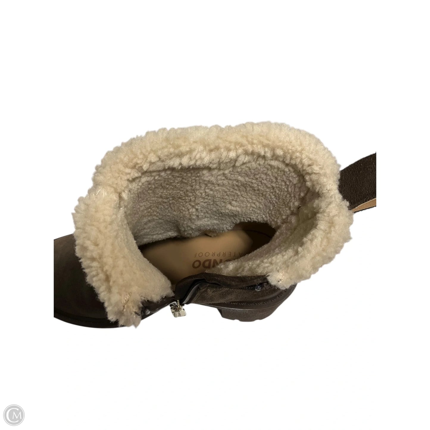 Boots Ankle Heels By Blondo In Brown, Size: 6