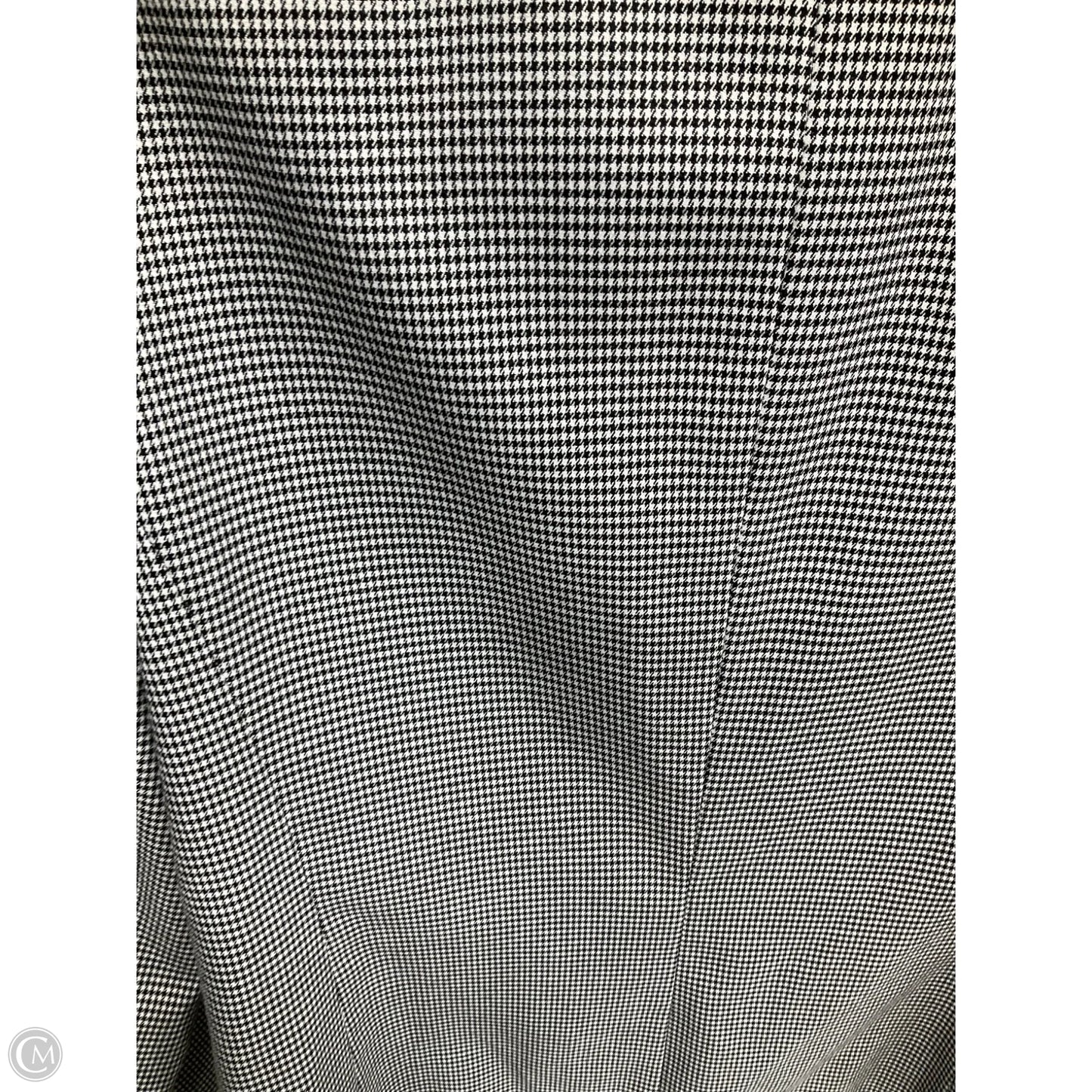 Blazer By Talbots In Black & Cream, Size: 8