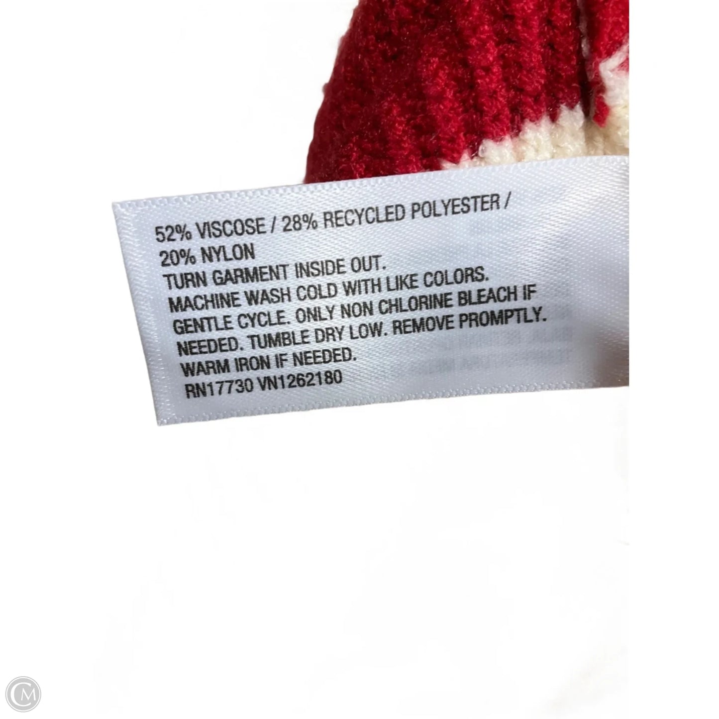 Top Long Sleeve By A New Day In Red, Size: L