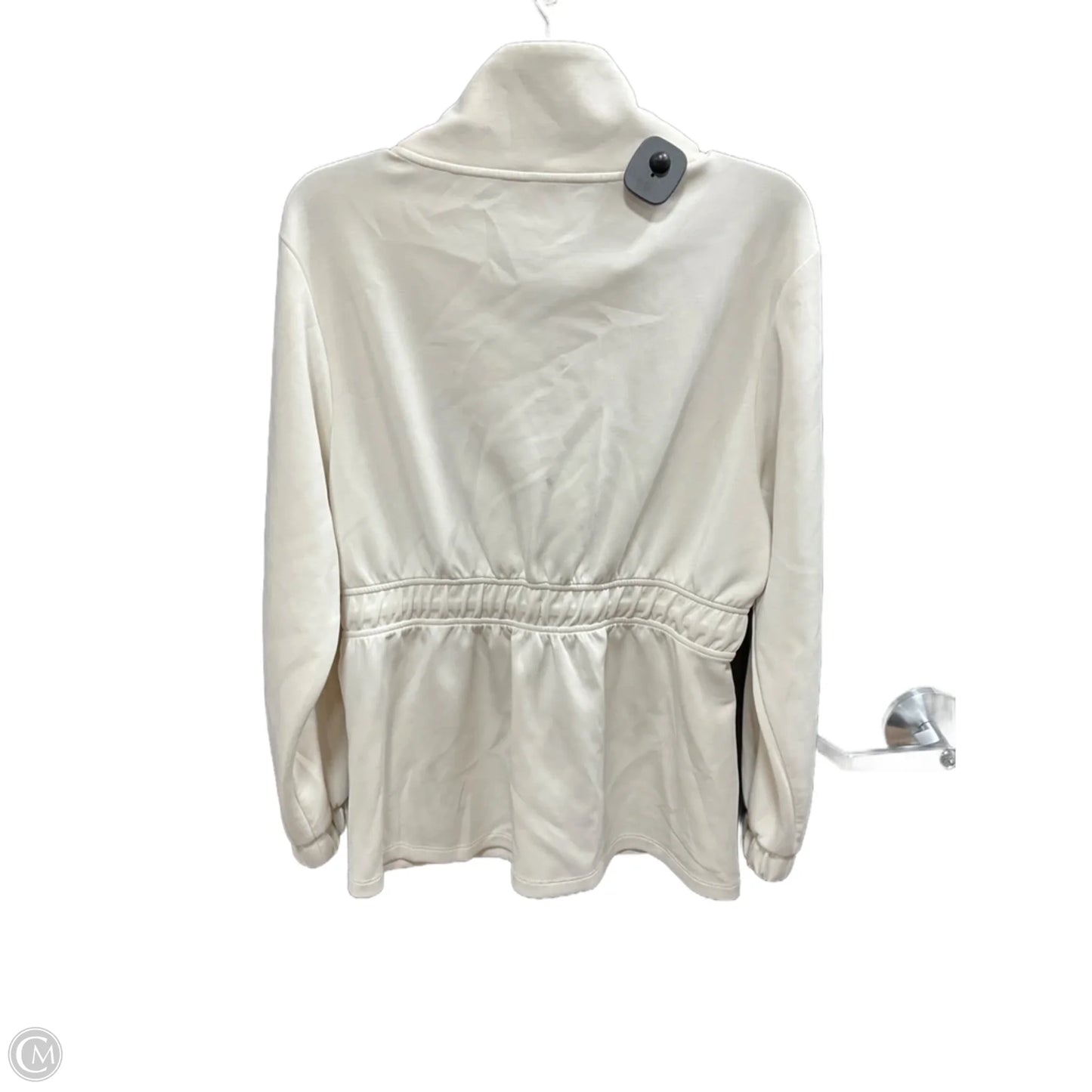 Athletic Jacket By Members Mark In White, Size: M