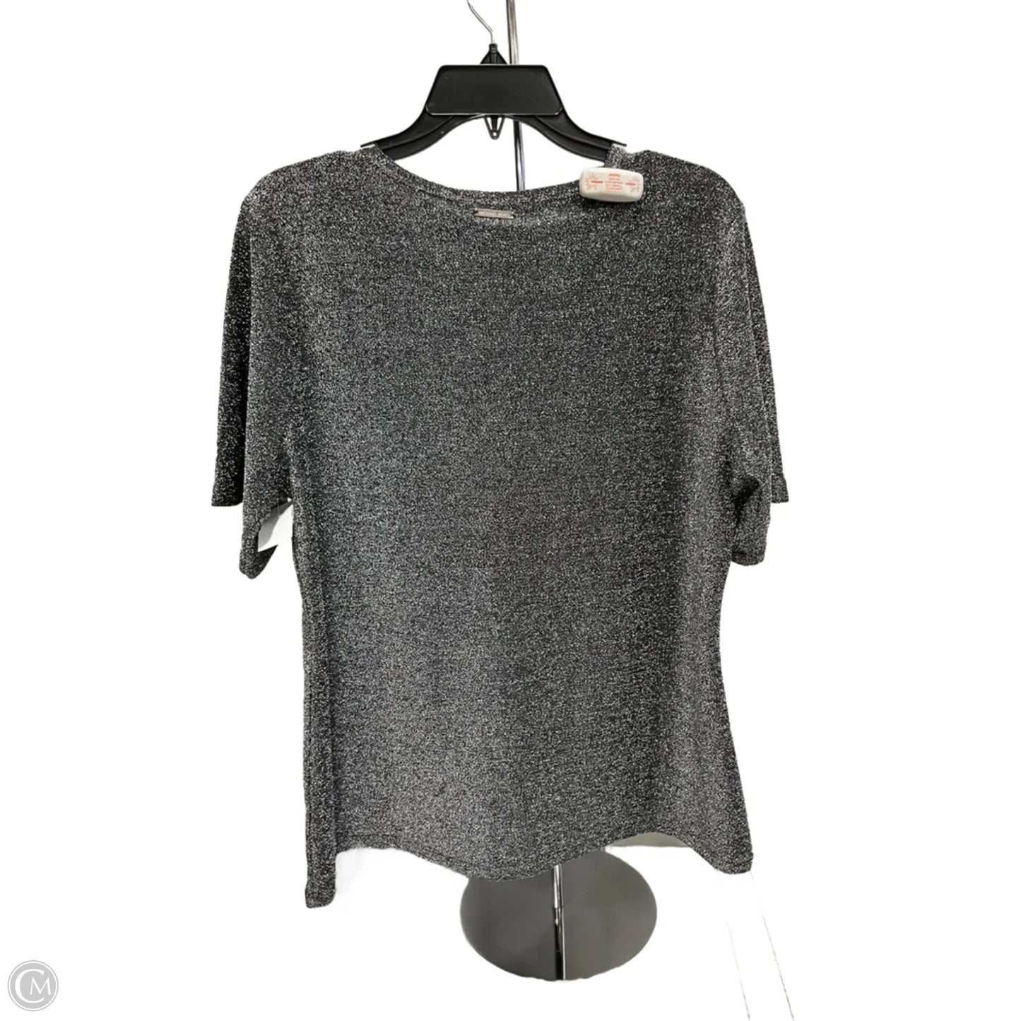 Top Short Sleeve By Michael By Michael Kors In Silver, Size: Xl
