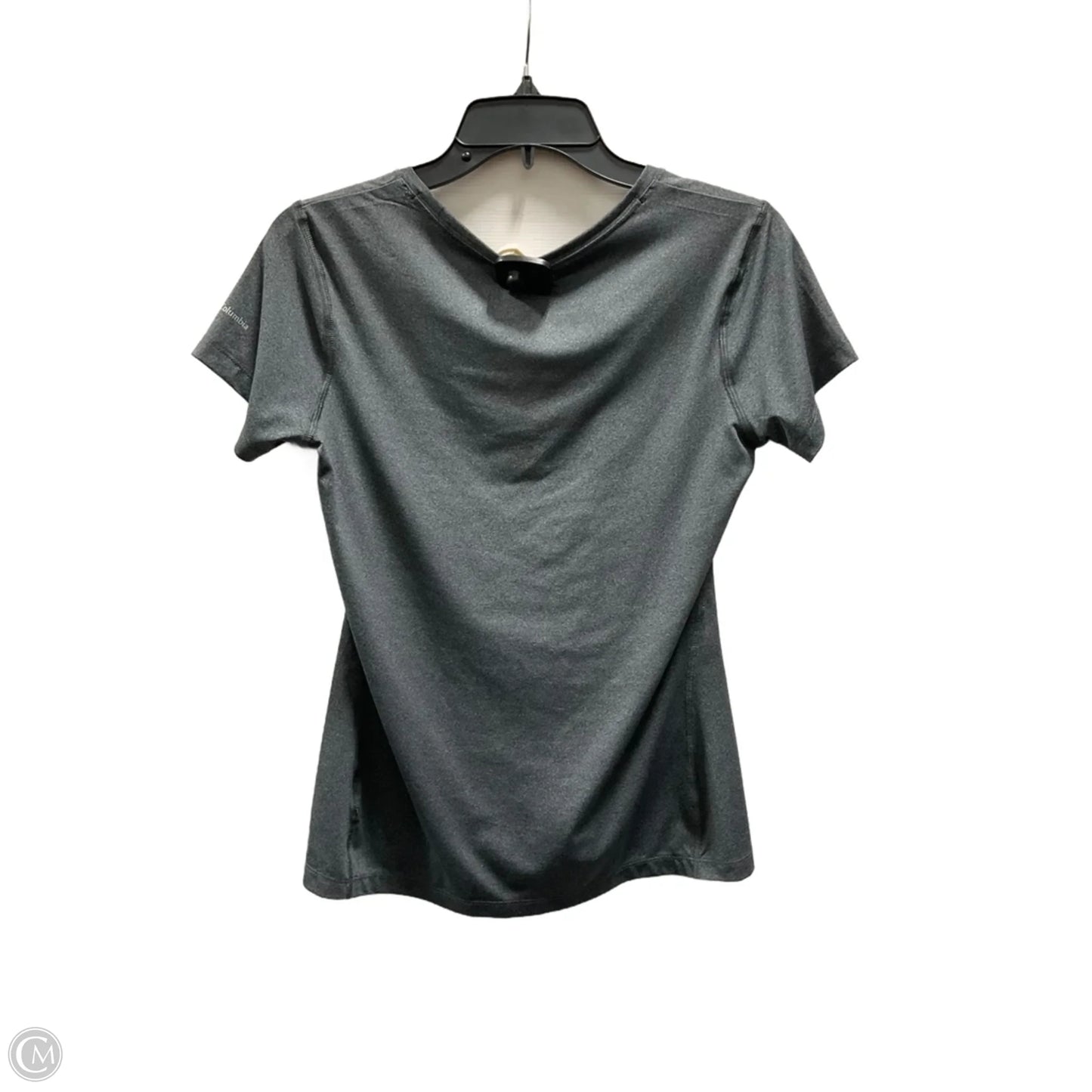 Athletic Top Short Sleeve By Columbia In Grey, Size: S