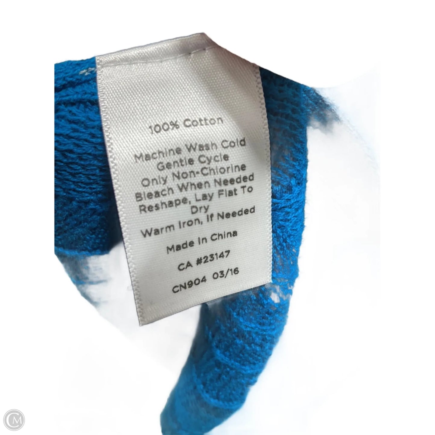 Top Long Sleeve By Talbots In Teal, Size: Sp