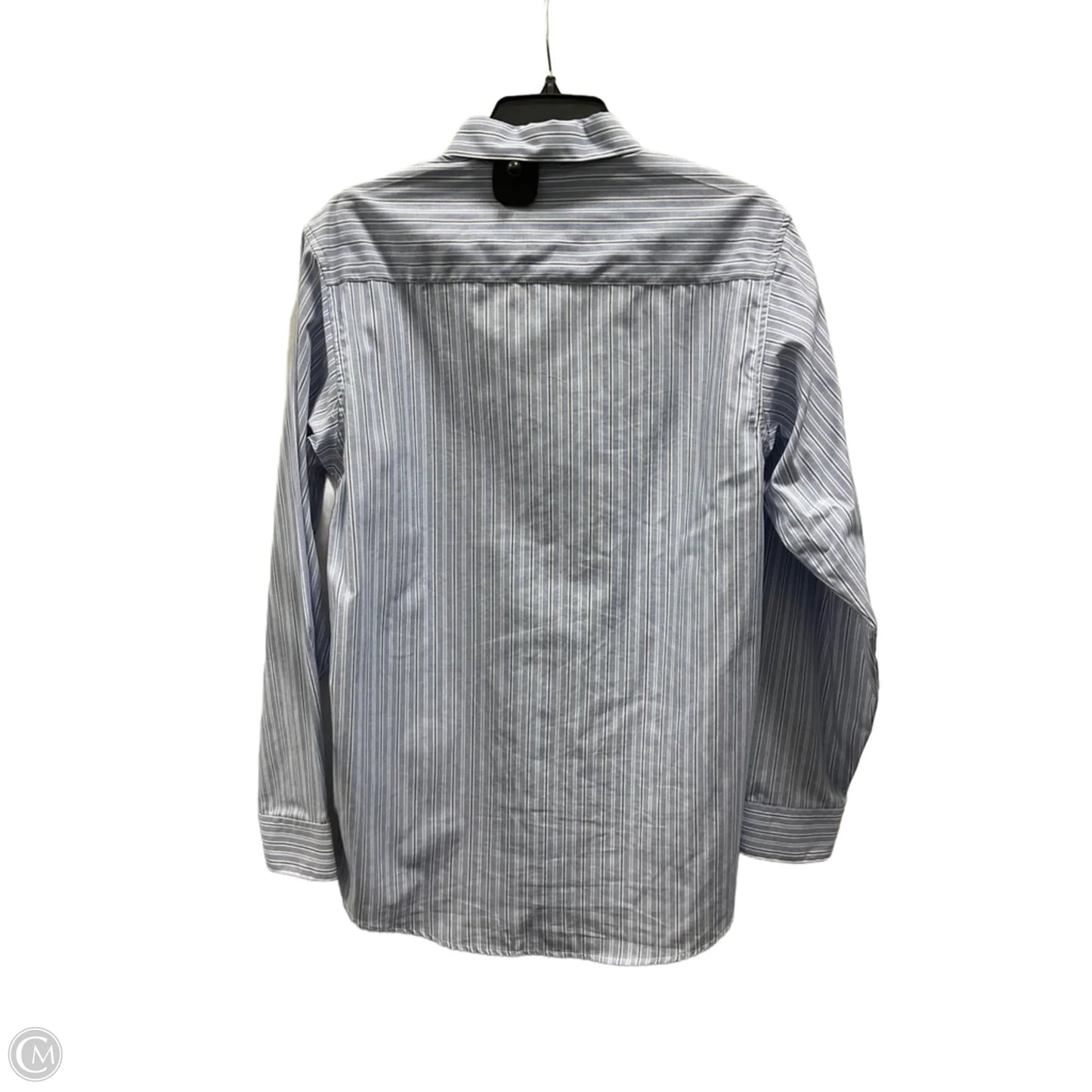 Blouse Long Sleeve By Izod In Striped Pattern, Size: 18