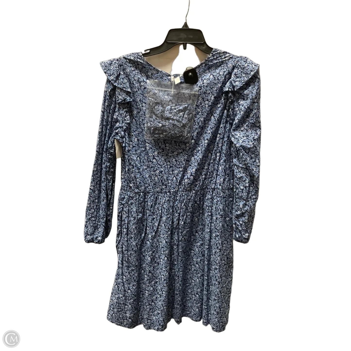 Dress Casual Midi By J. Crew In Blue, Size: M