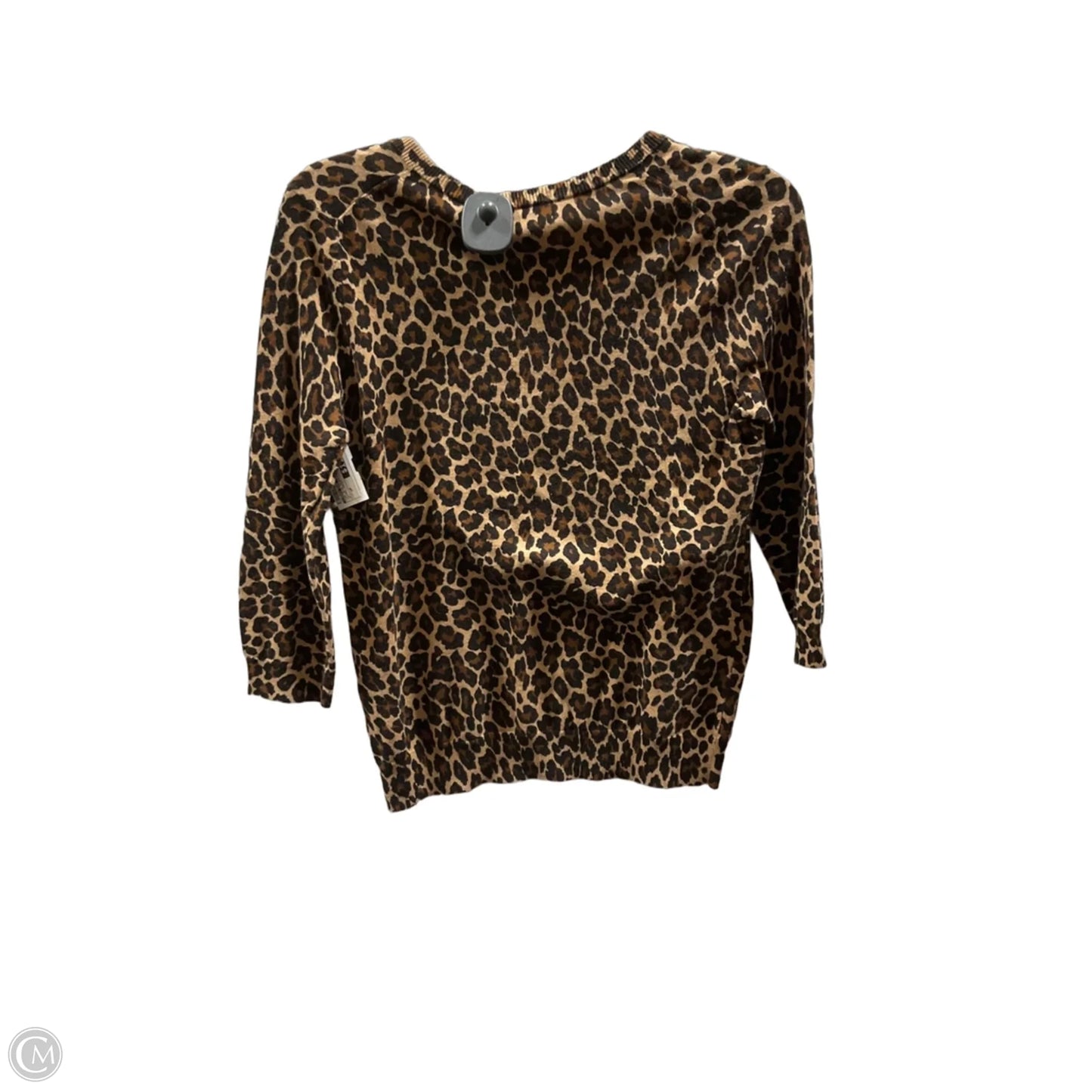 Top 3/4 Sleeve By Lands End In Animal Print, Size: Sp